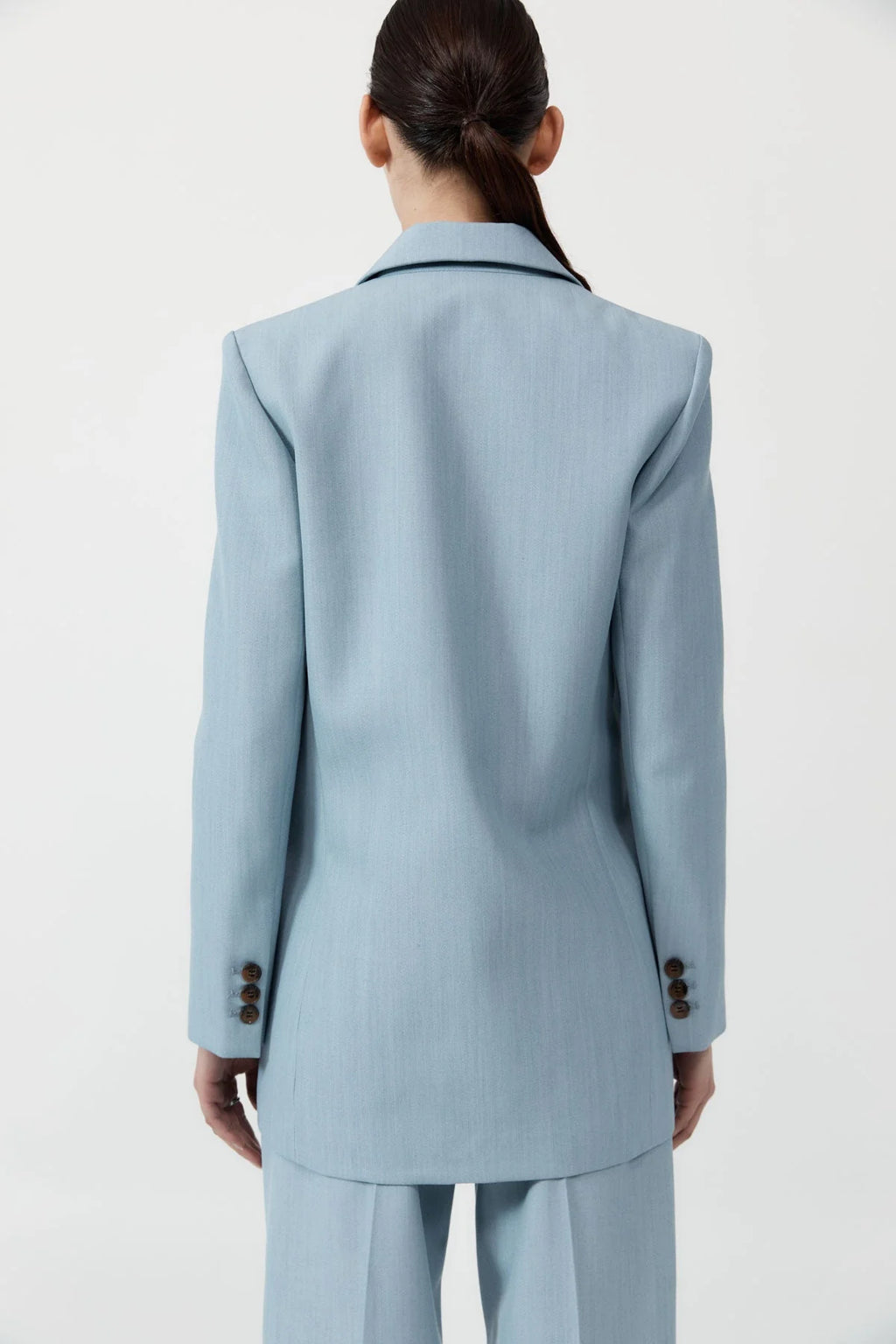 SINGLE BUTTON TAILORED BLAZER