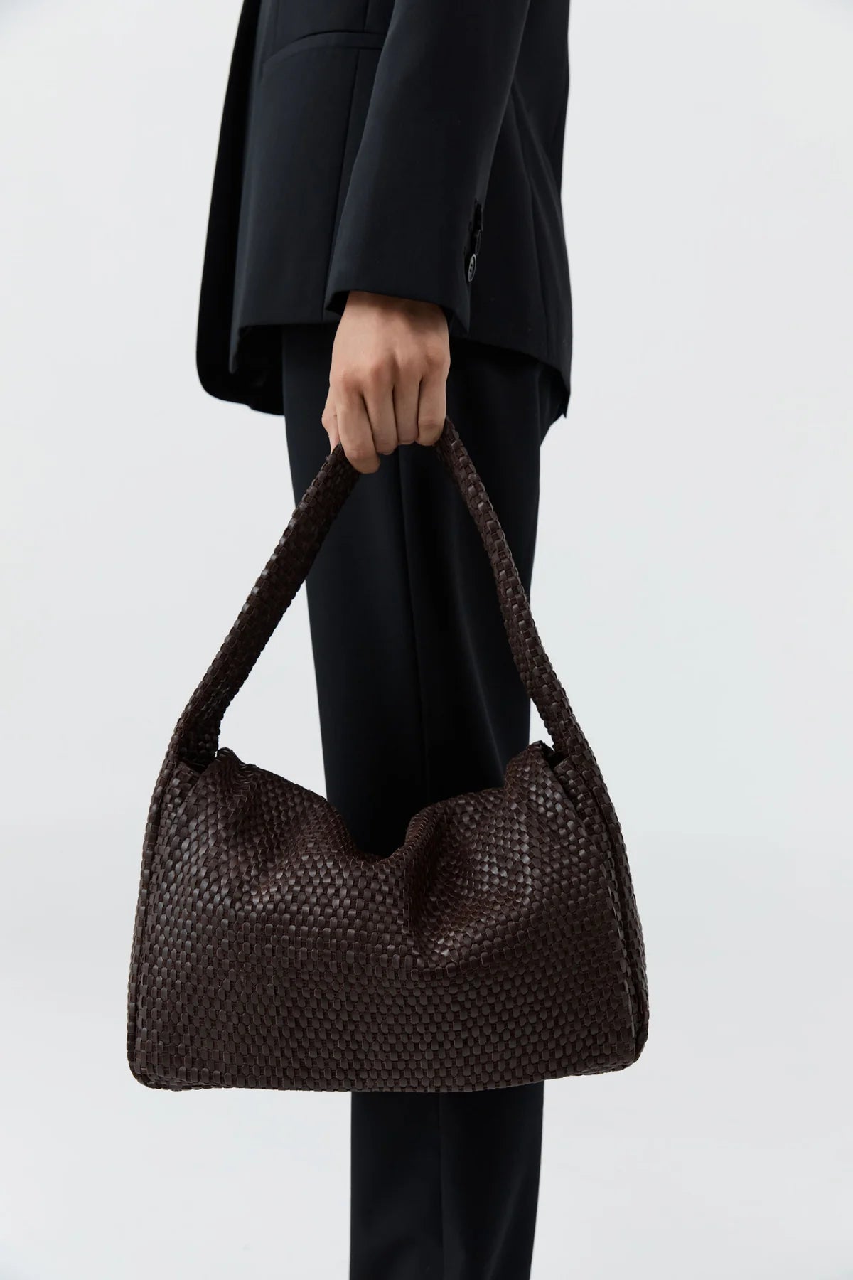 LATTICE EVERYDAY SATCHEL COFFEE