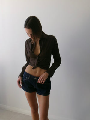 PORTMAN LOW RISE SHORT HAVANA NIGHT