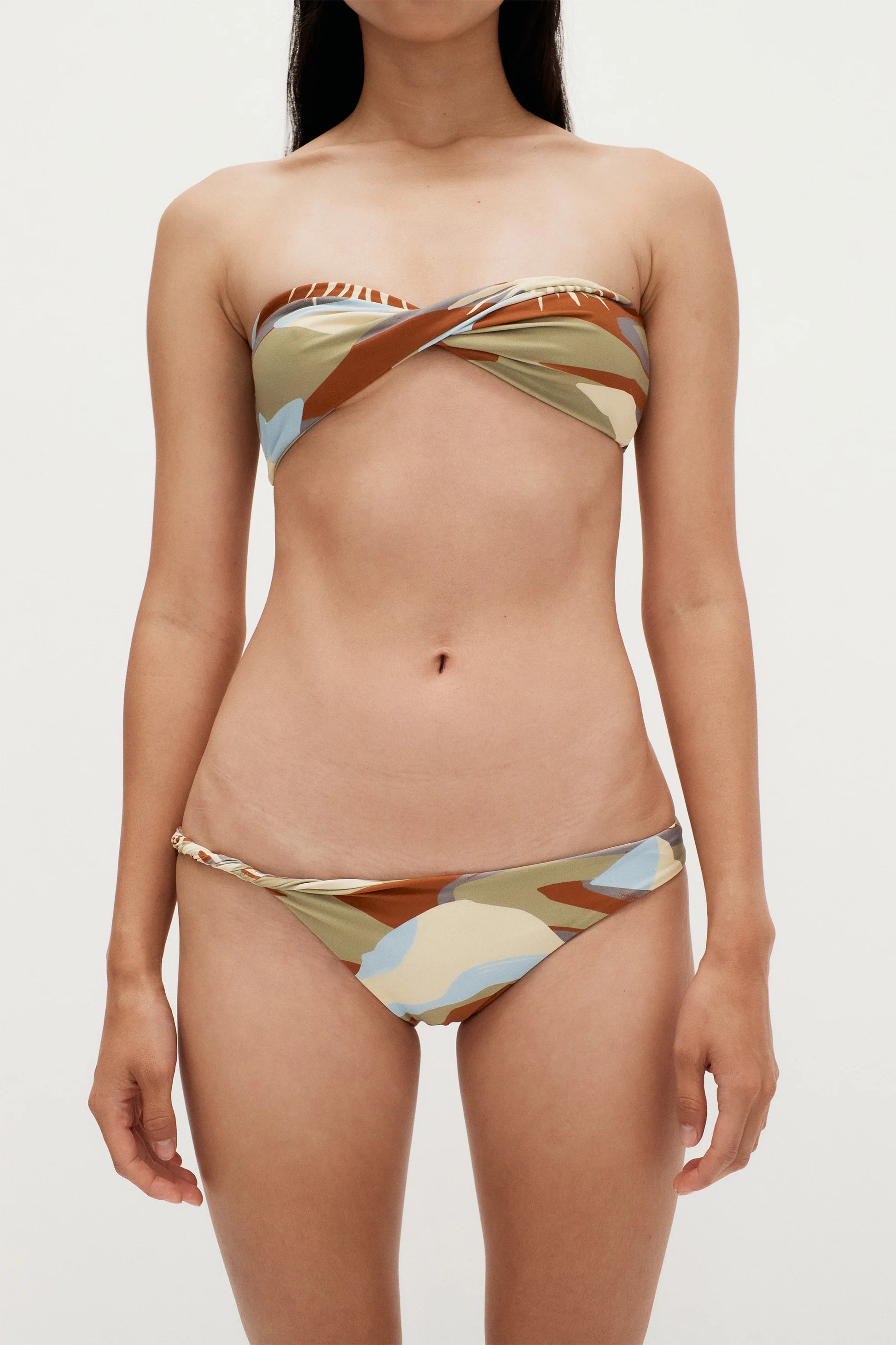 TWISTED BANDEAU TOP RIO
