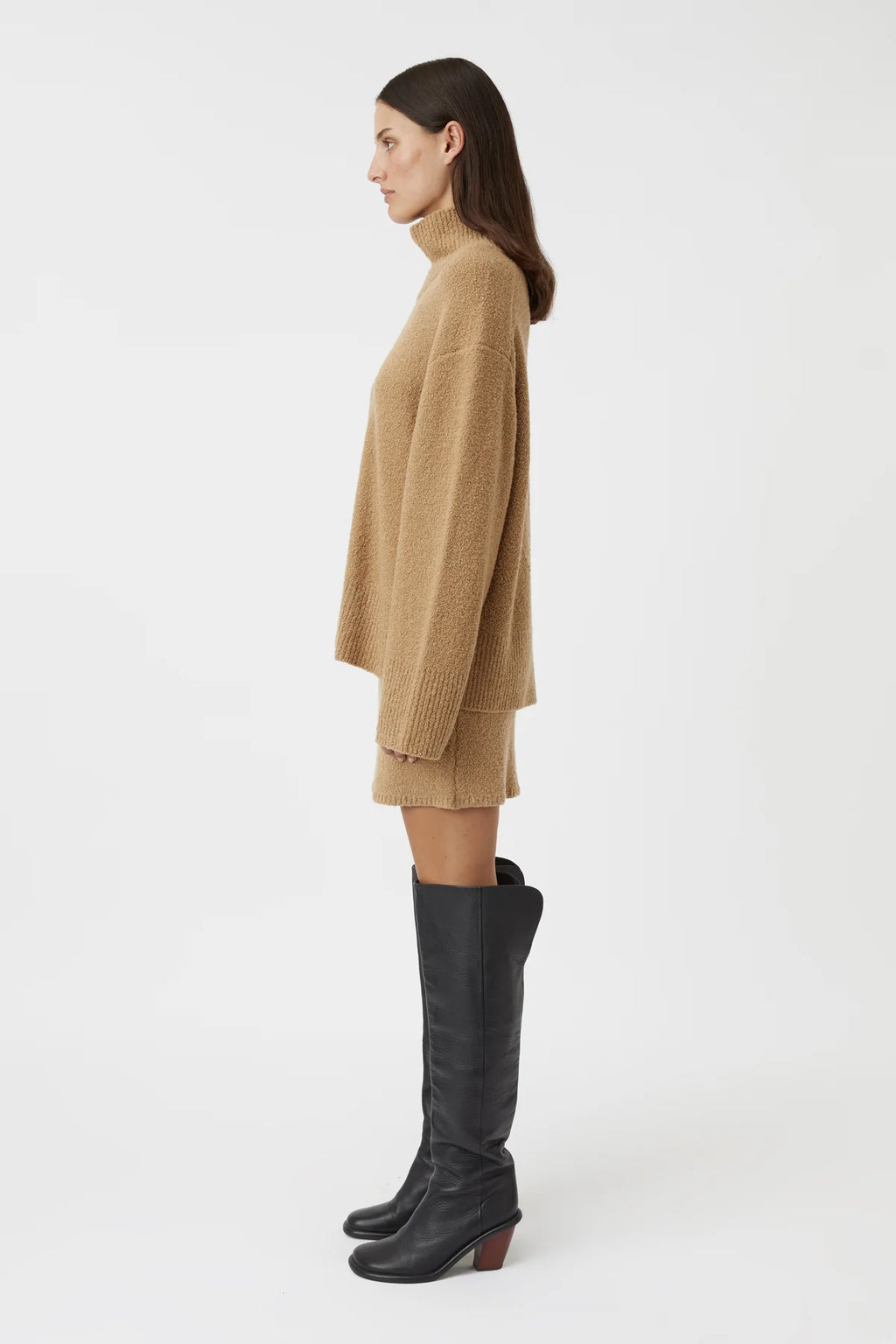 LENORA MINI SKIRT TAN