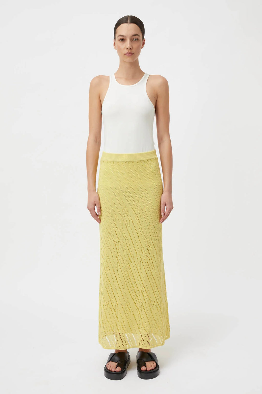 CLOVER KNIT SKIRT ACID