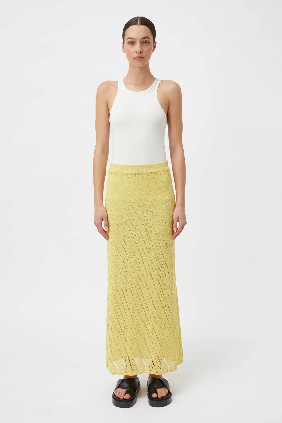 CLOVER KNIT SKIRT ACID