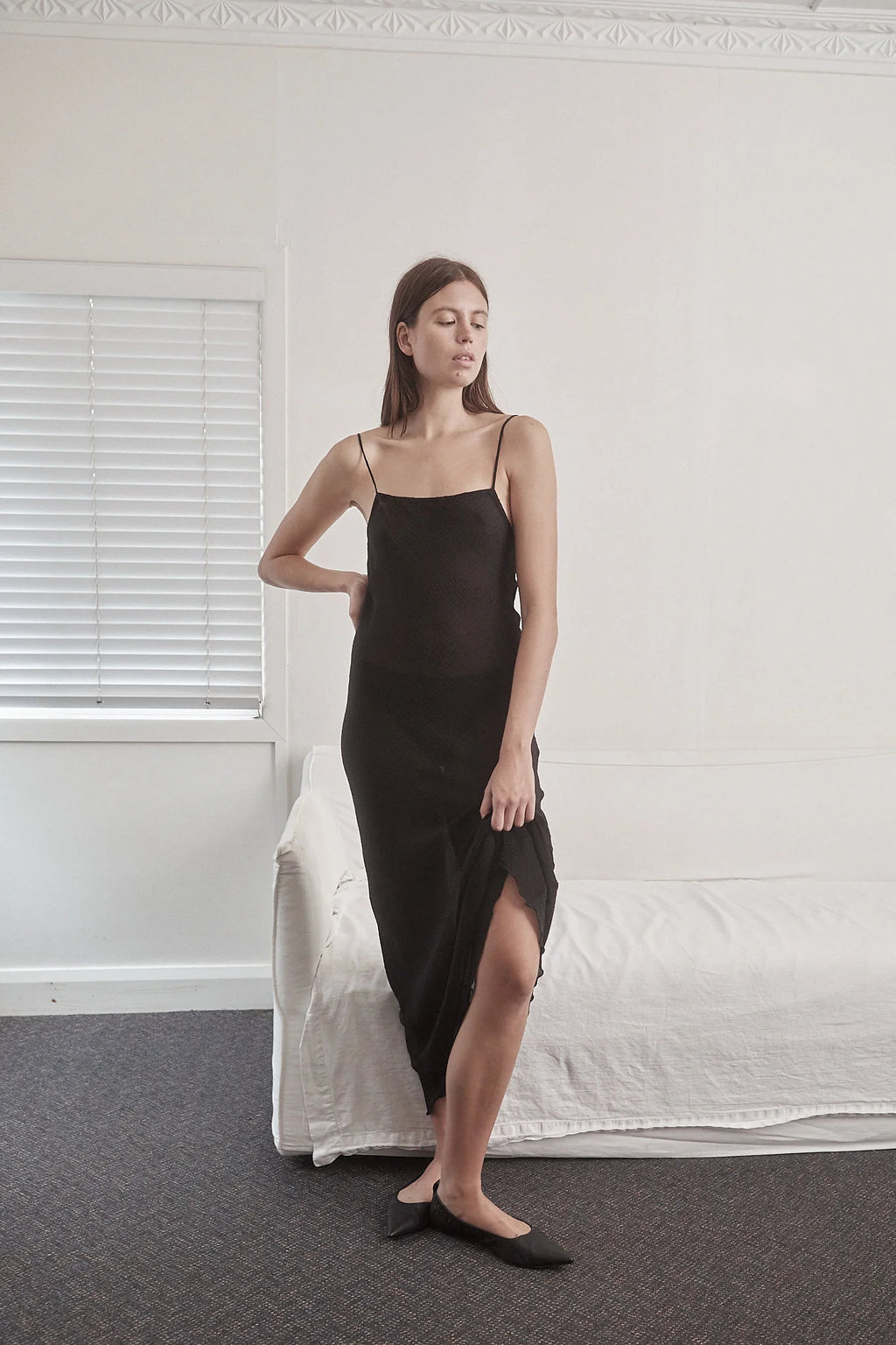 ABSTRACT DRESS BLACK