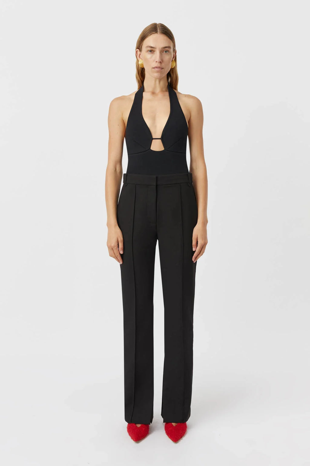 MACKINLEY SLIM LEG PANT BLACK