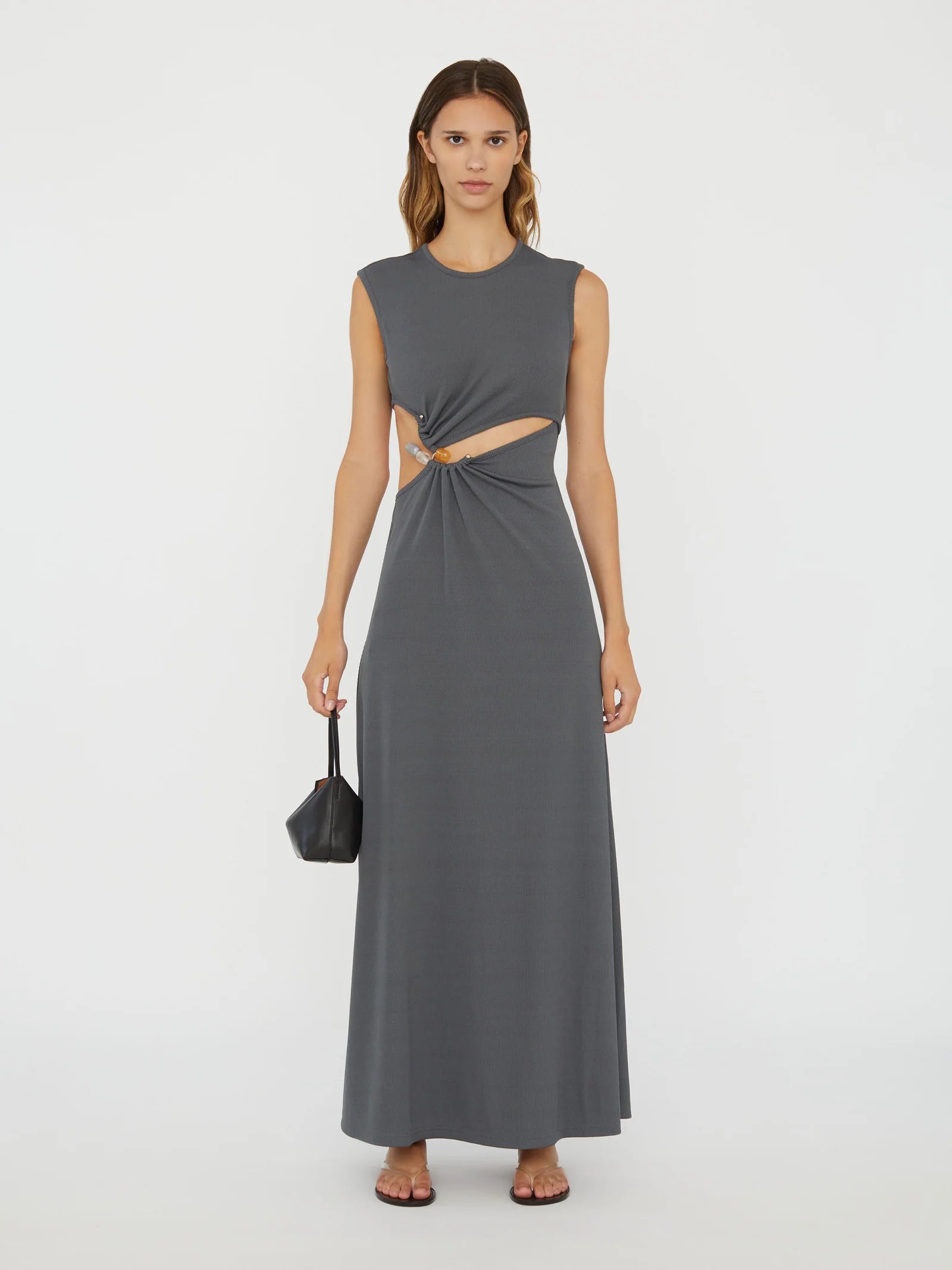 CONCAVE STONE TANK DRESS STEEL