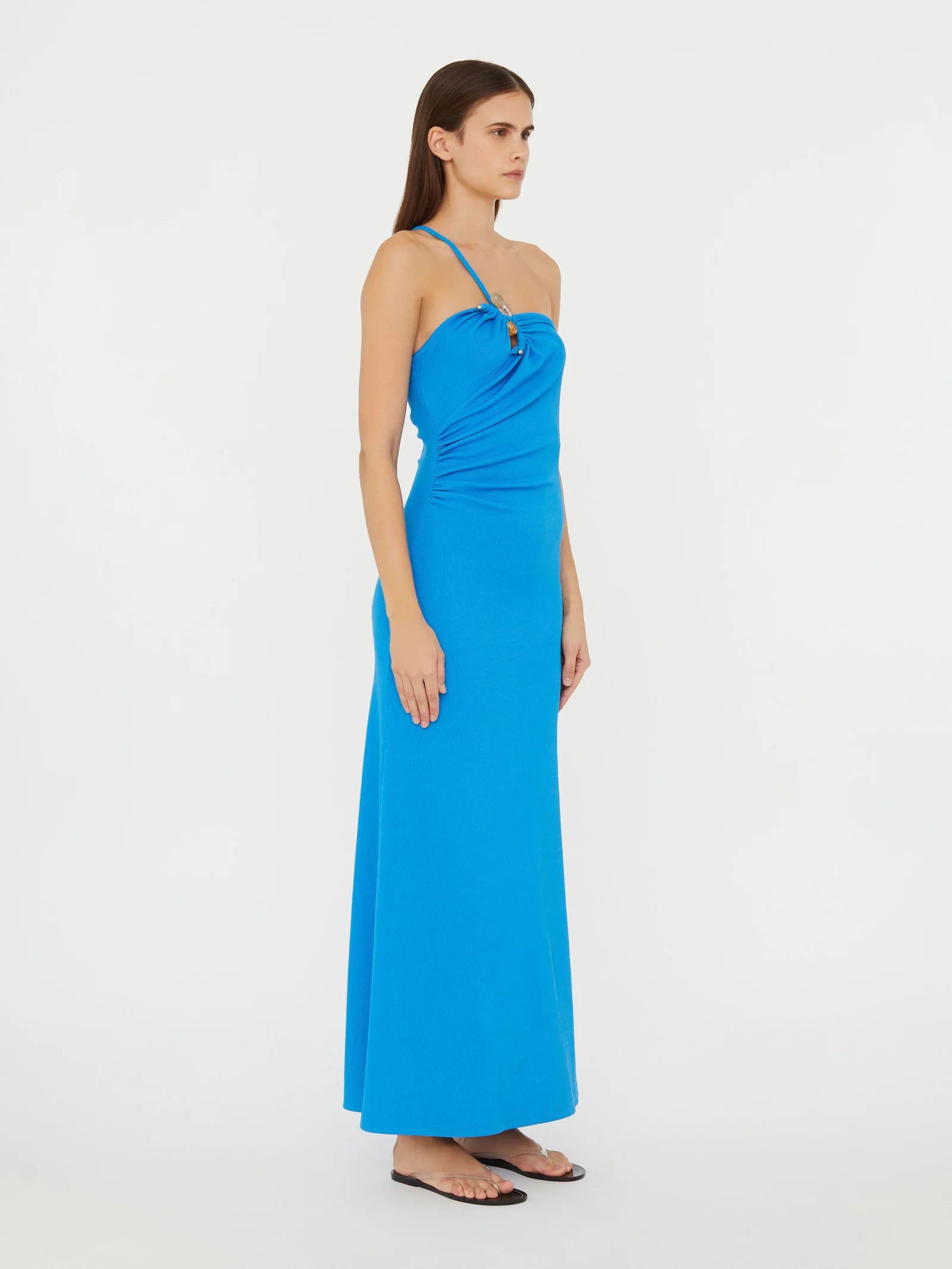 CONCAVE STONE CAMI DRESS BOSTON BLUE