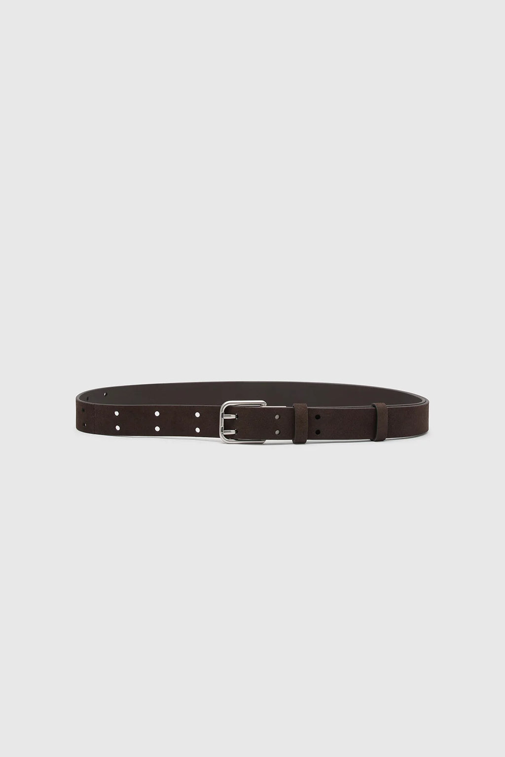 LANDON SUEDE BELT CHOCOLATE