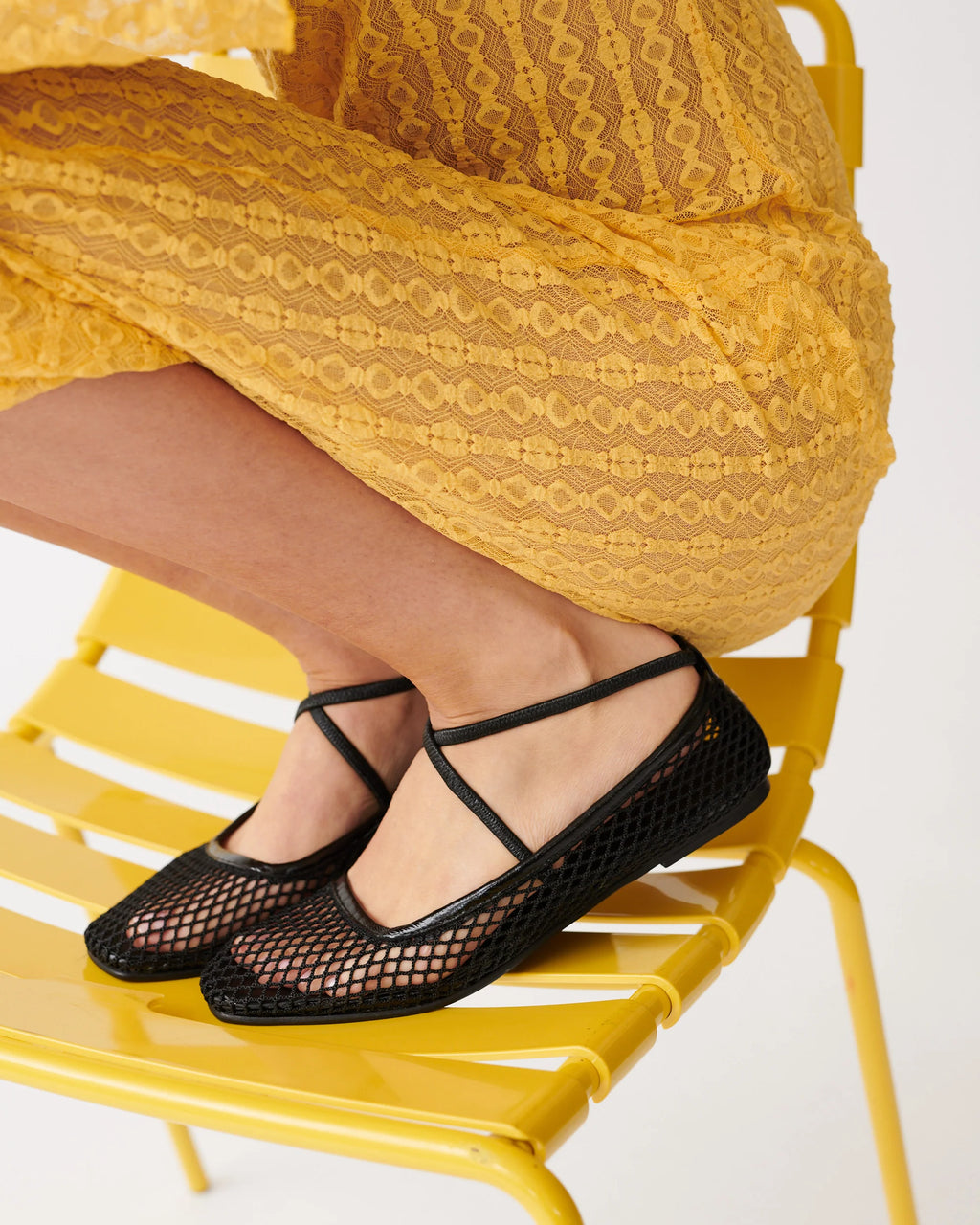 ISABELLA BLACK COTTON NET