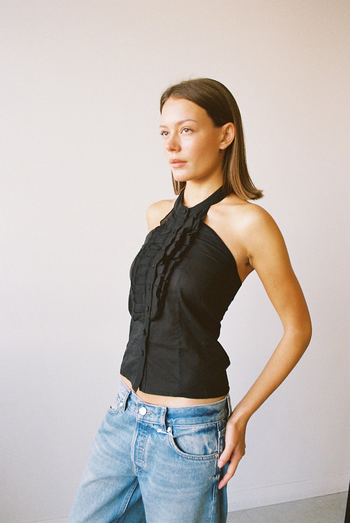 SHANSA TOP BLACK