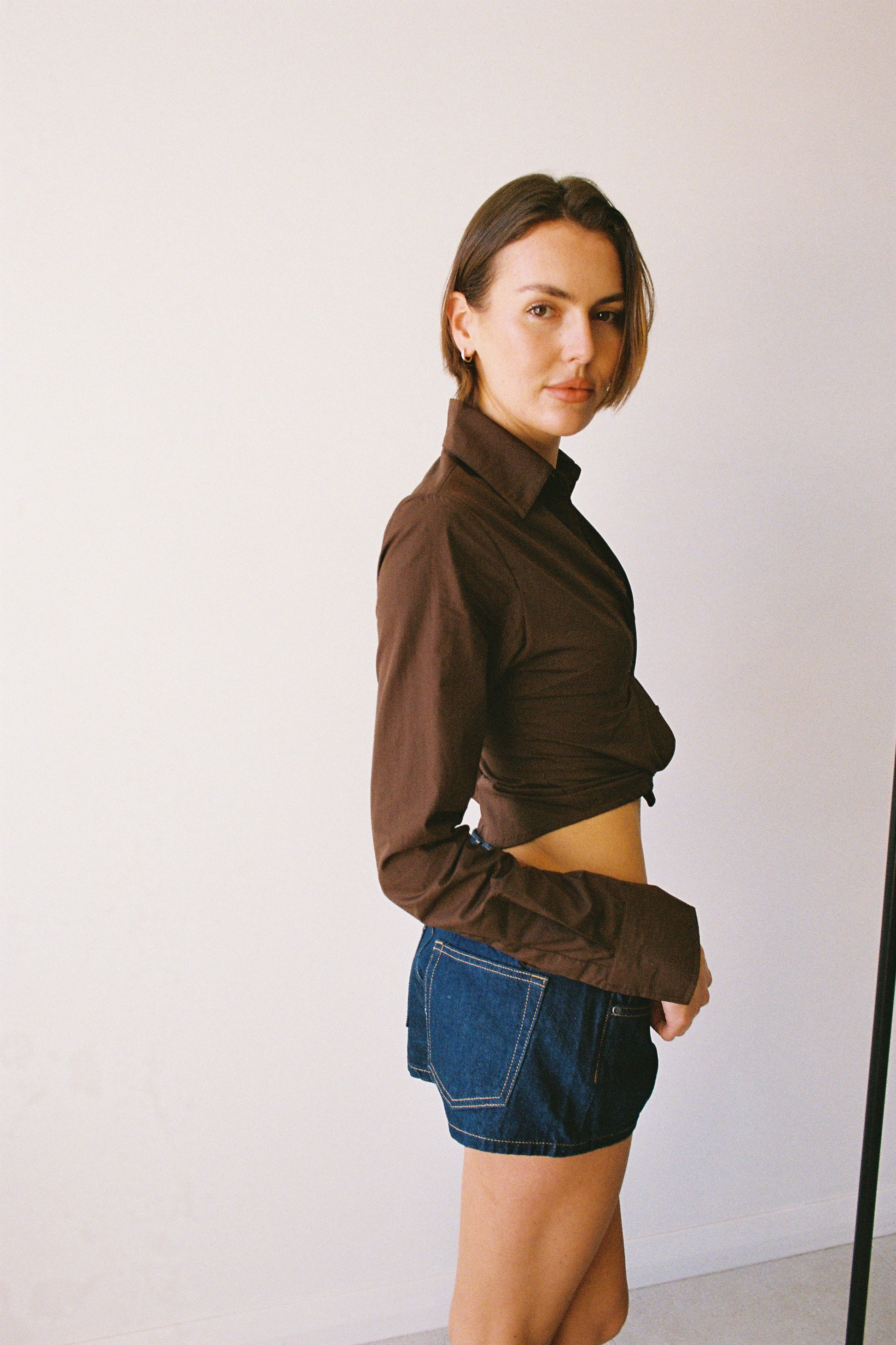 ISOLA SHIRT BROWN