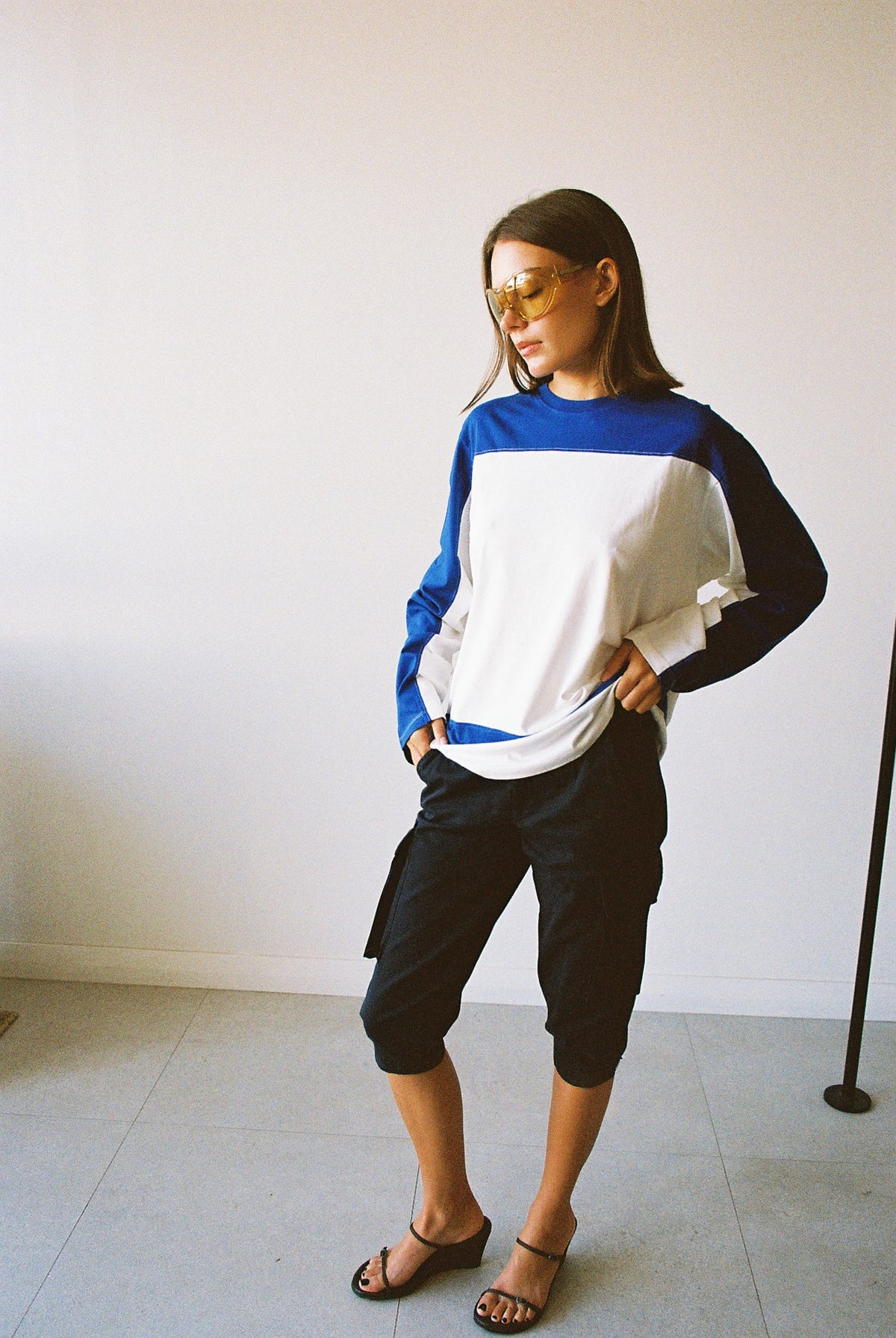 DUSTIN L/S T-SHIRT NAVY