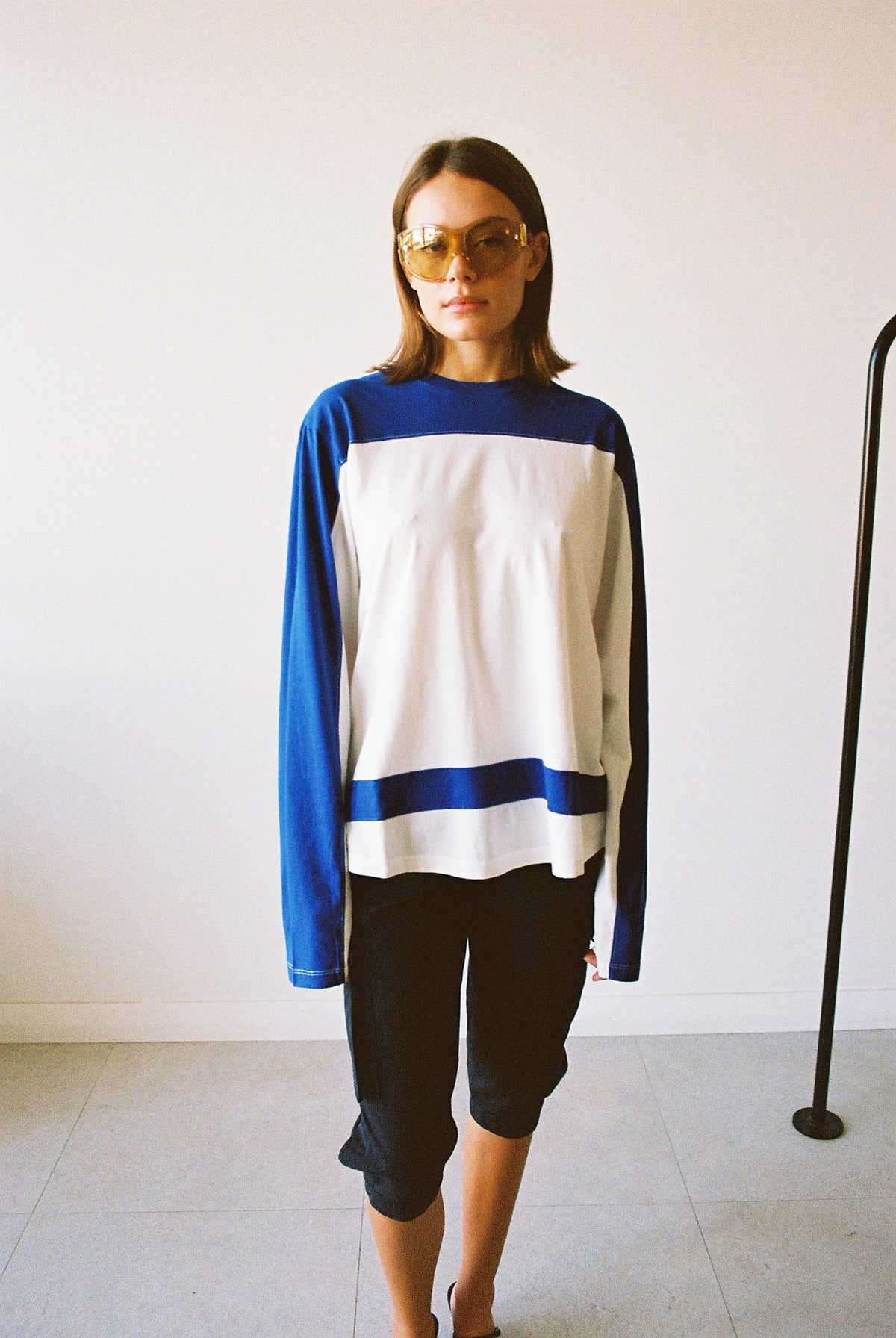 DUSTIN L/S T-SHIRT NAVY
