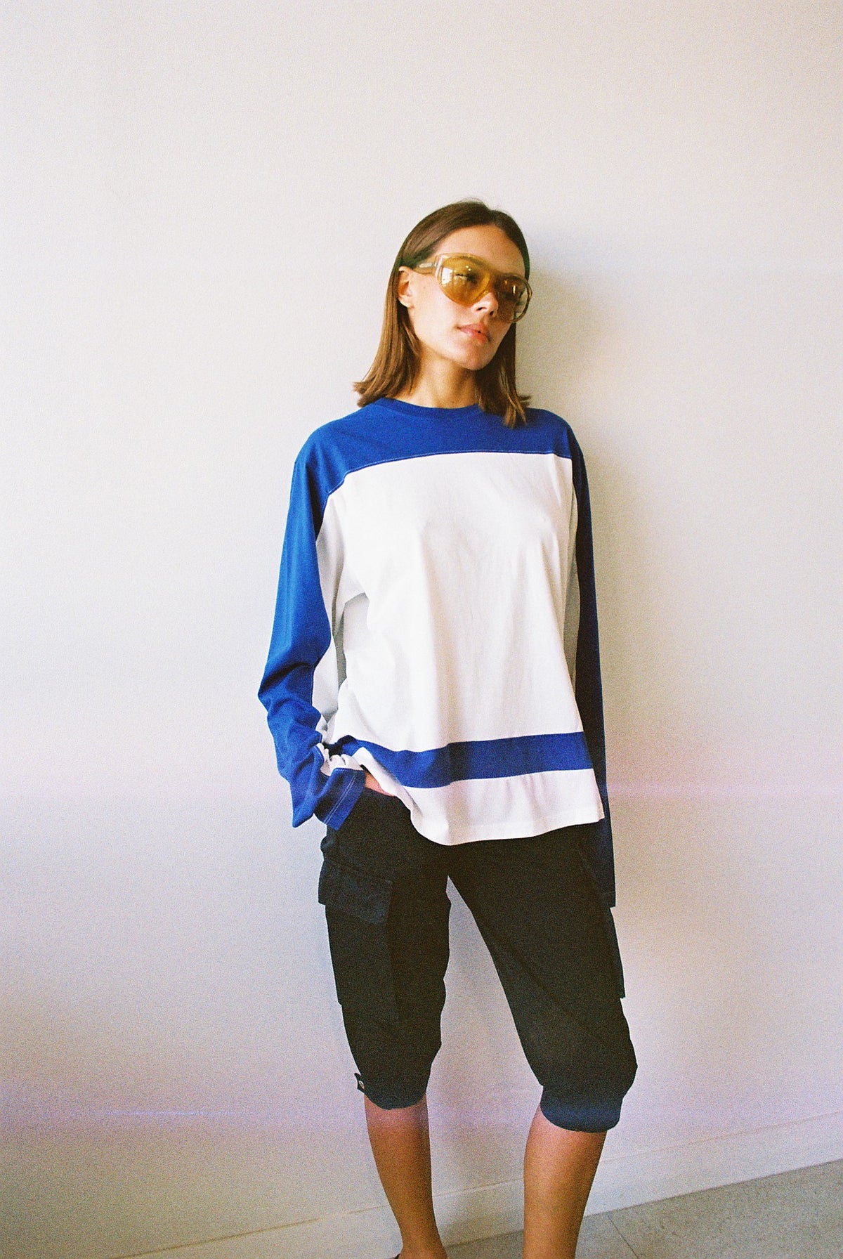 DUSTIN L/S T-SHIRT NAVY
