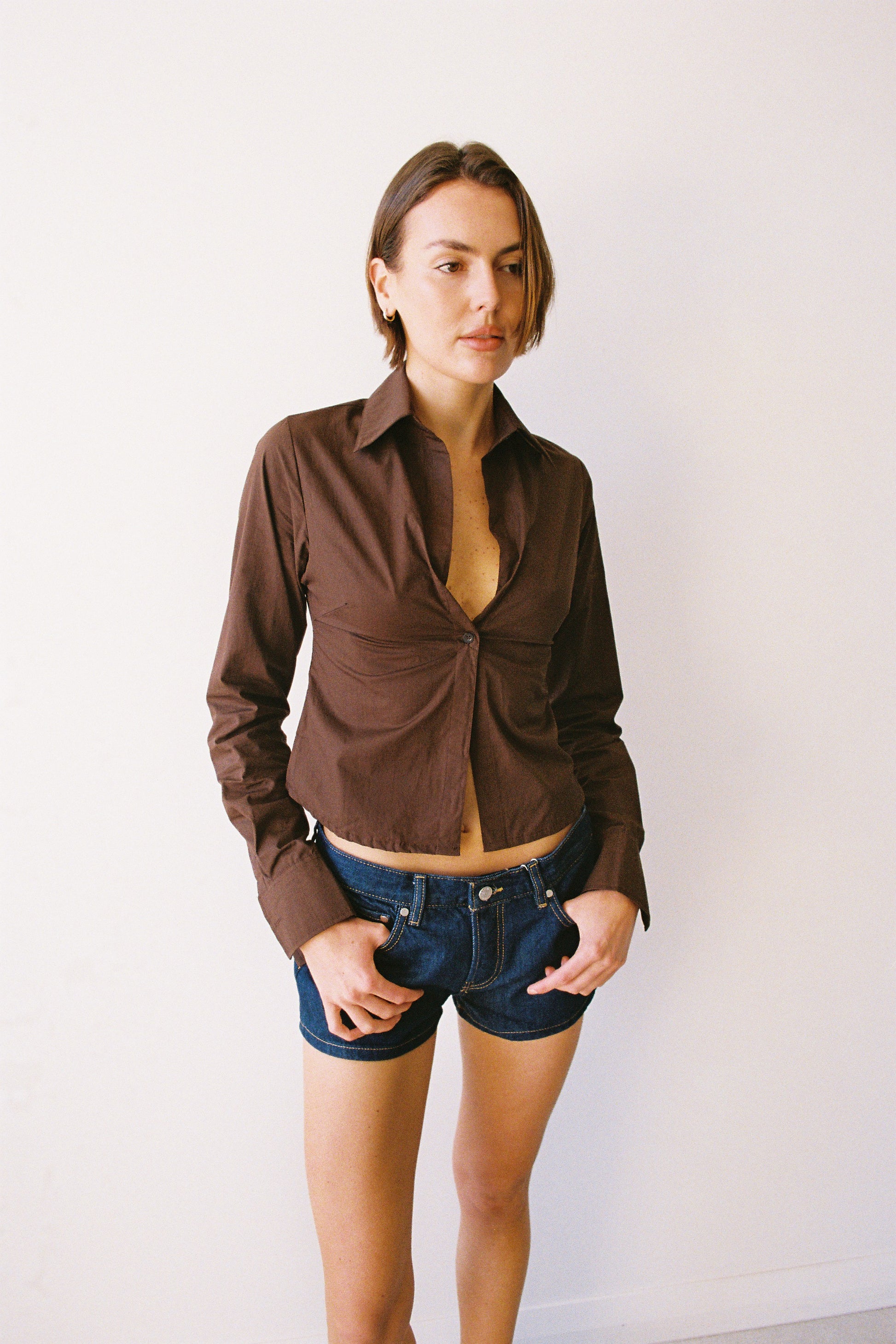 ISOLA SHIRT BROWN