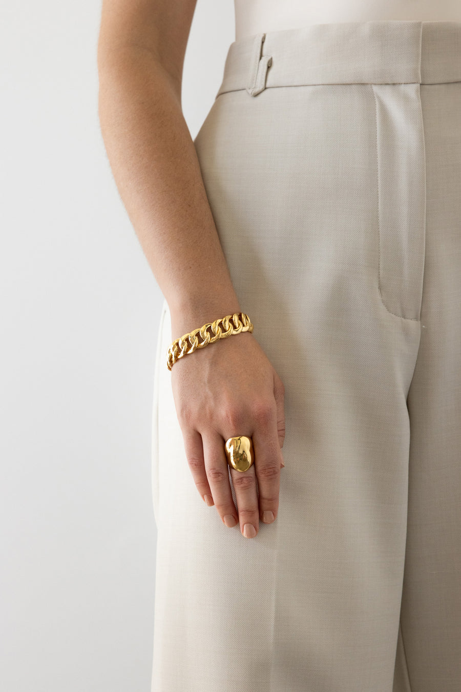 DYLAN DOME RING 14K VERMEIL