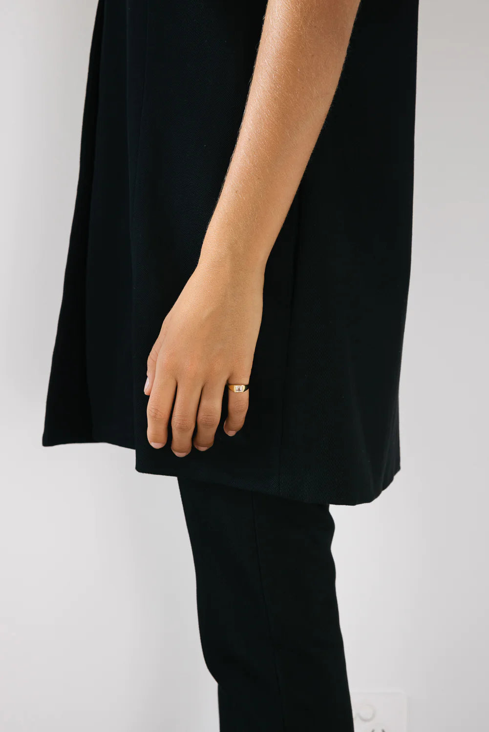 PINKY GEMSTONE RING 14K VERMEIL