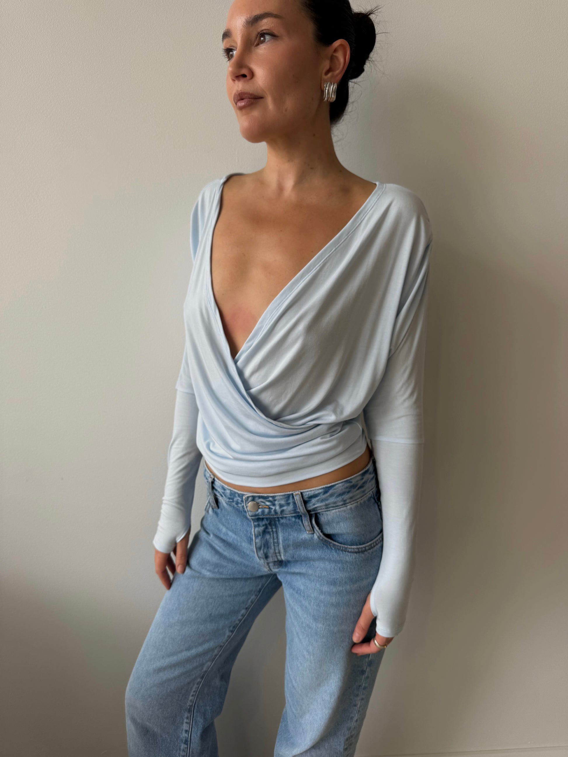 NAYA TOP ICE BLUE