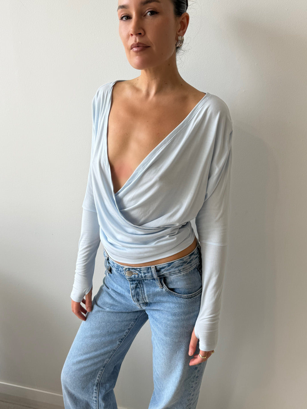 NAYA TOP ICE BLUE