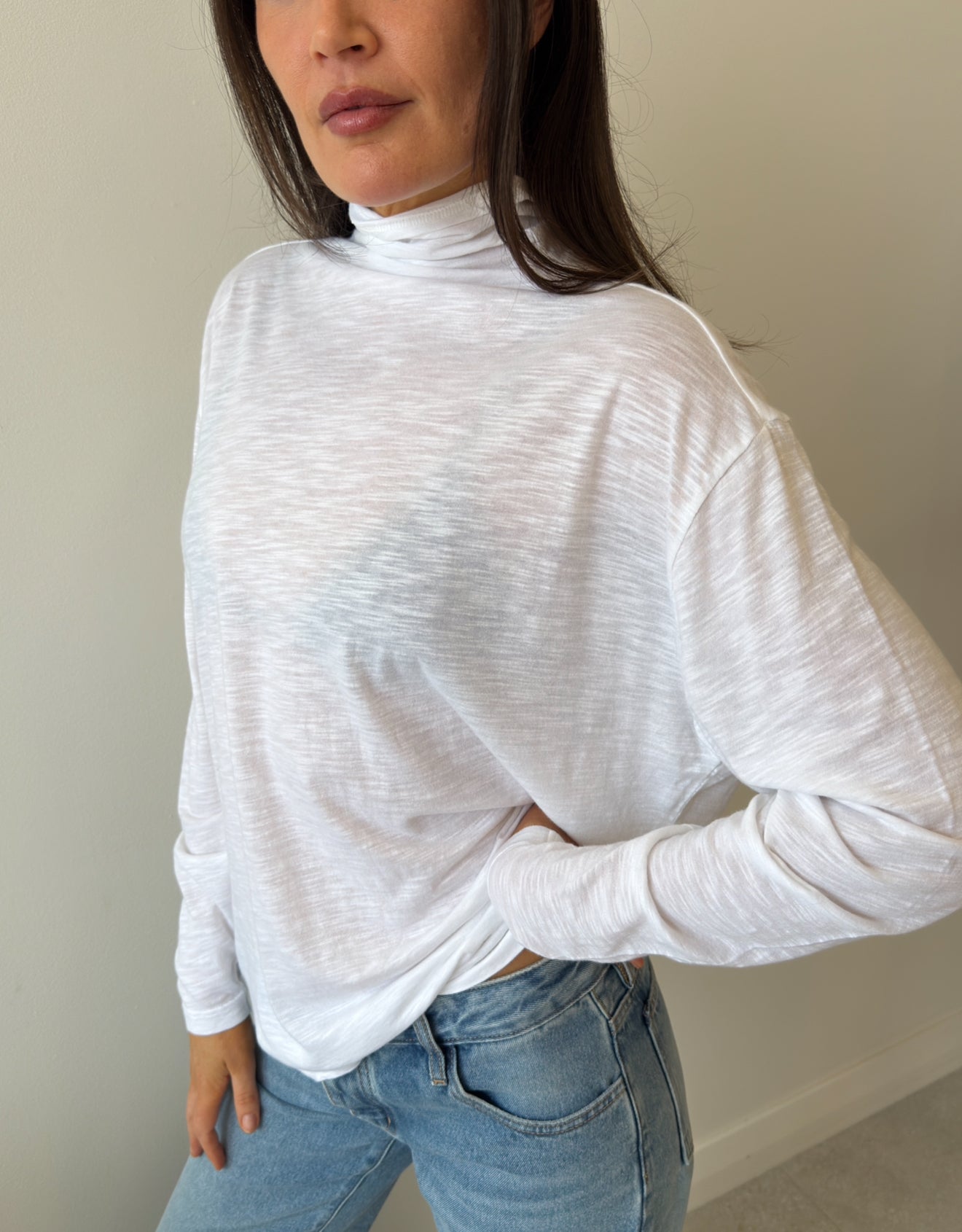 L/S T-SHIRT WHITE