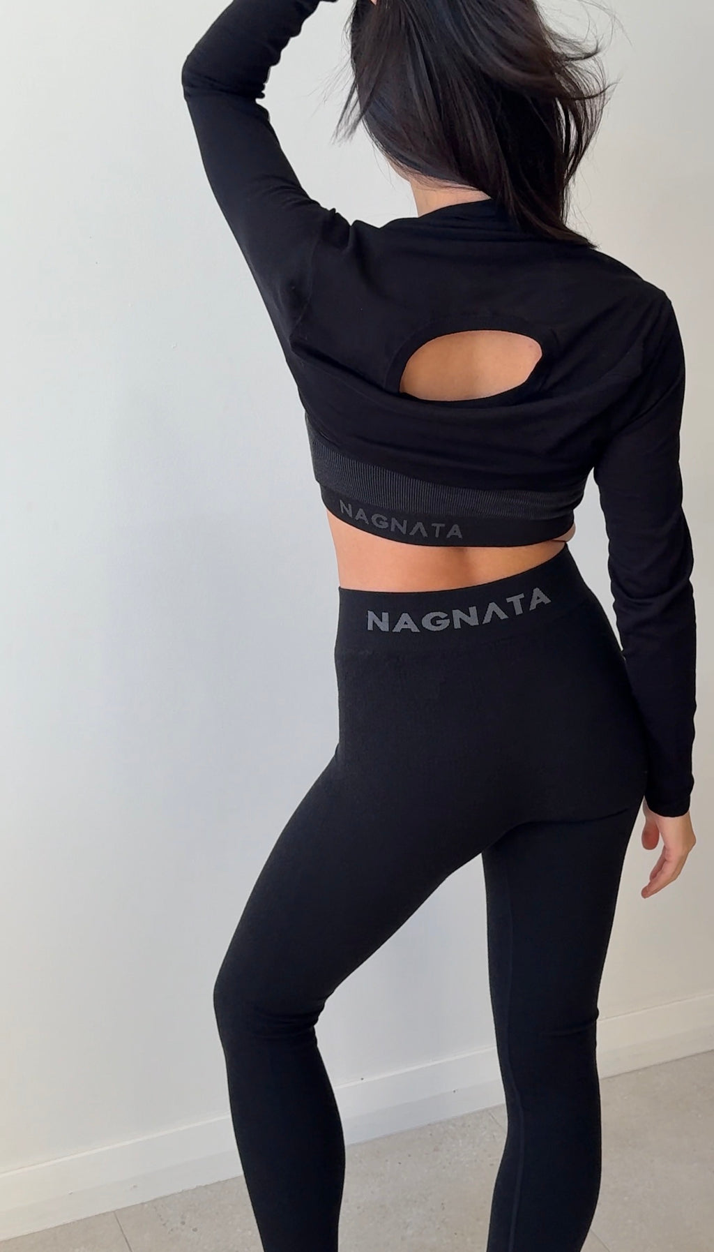 CLASSIC WOOL RIB LEGGING BLACK