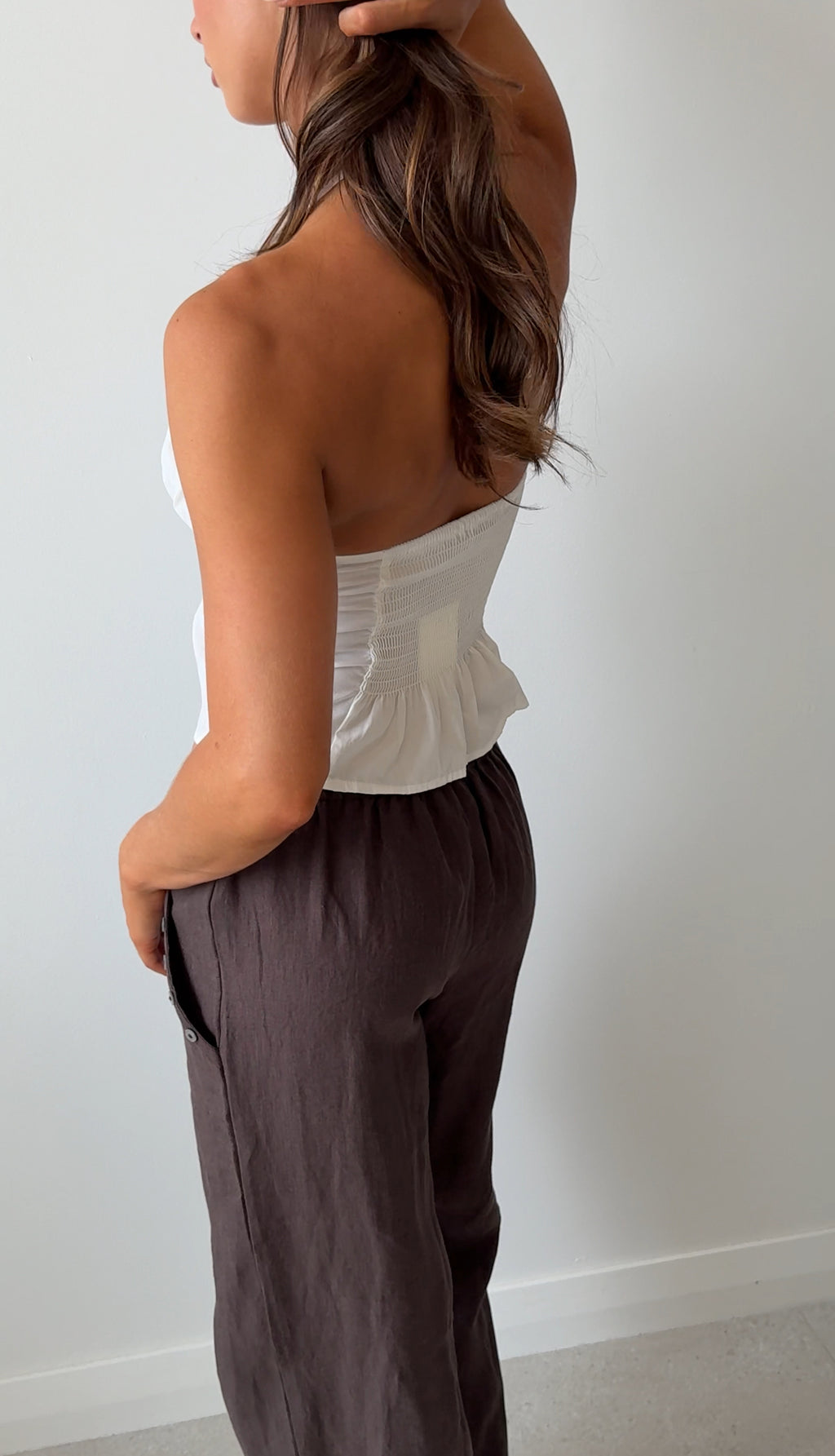 STRAP TOP WHITE