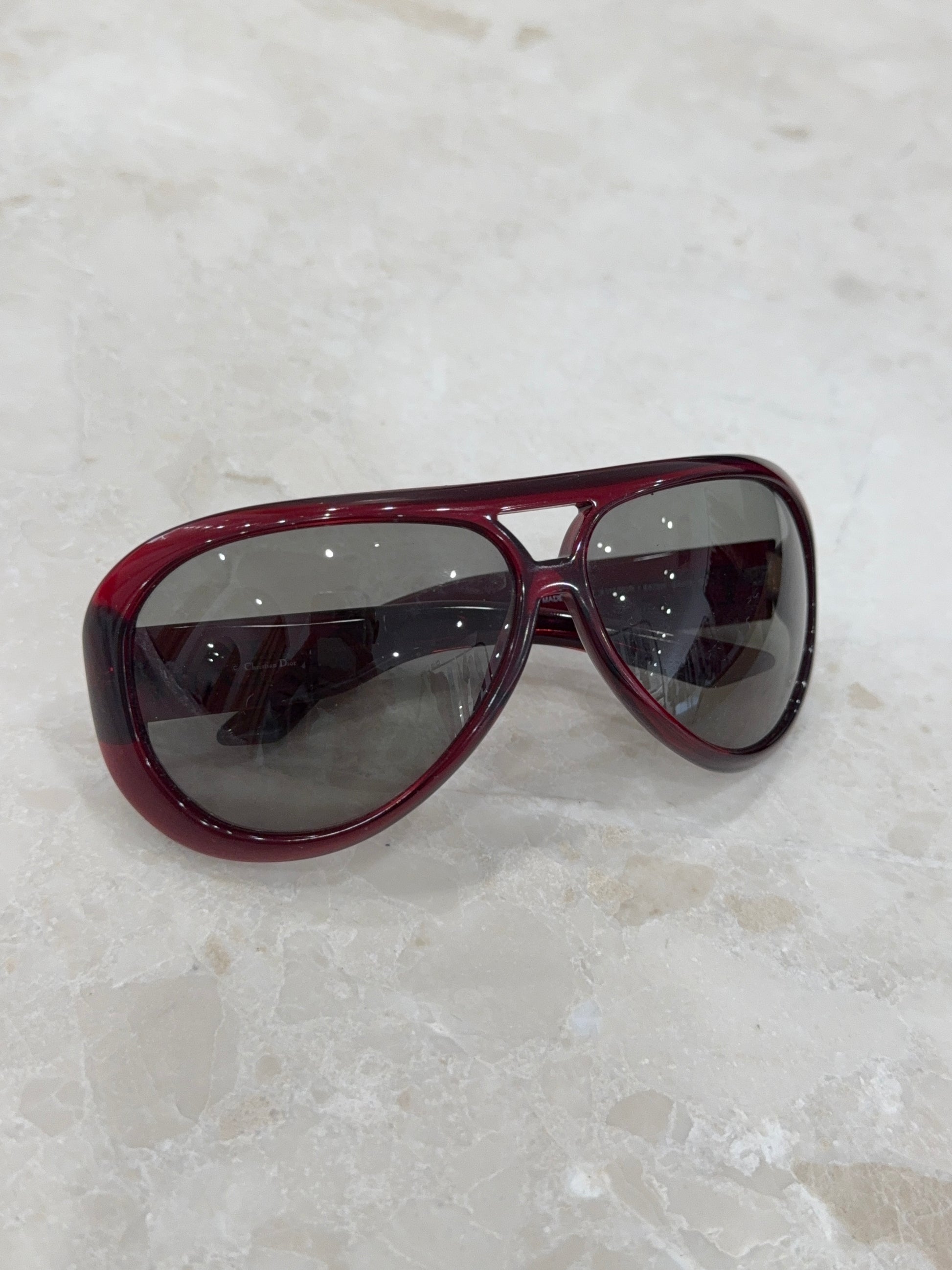 CHRISTIAN DIOR SUNGLASSES RED