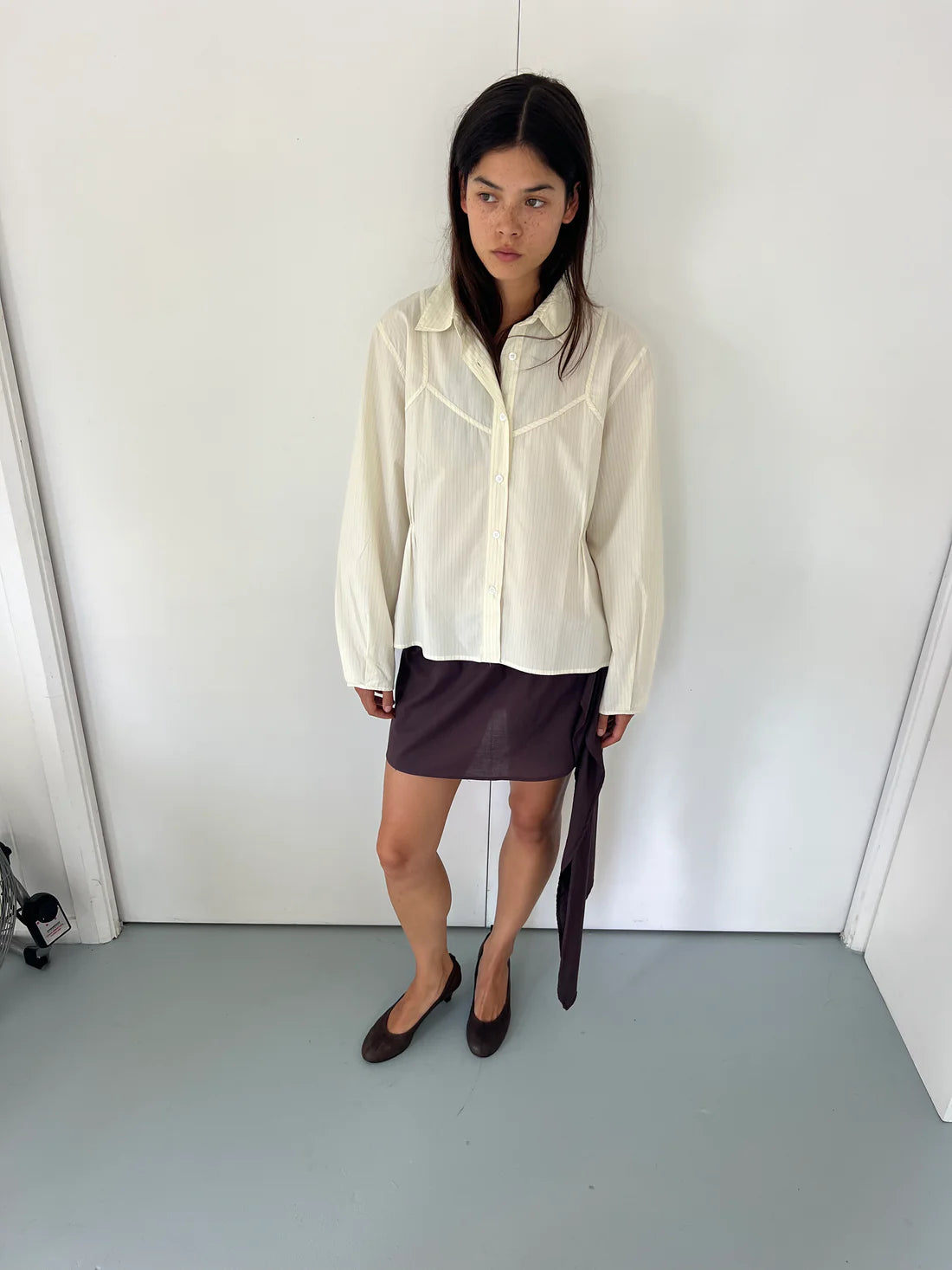 CAMI OVERSHIRT CITRUS STRIPE