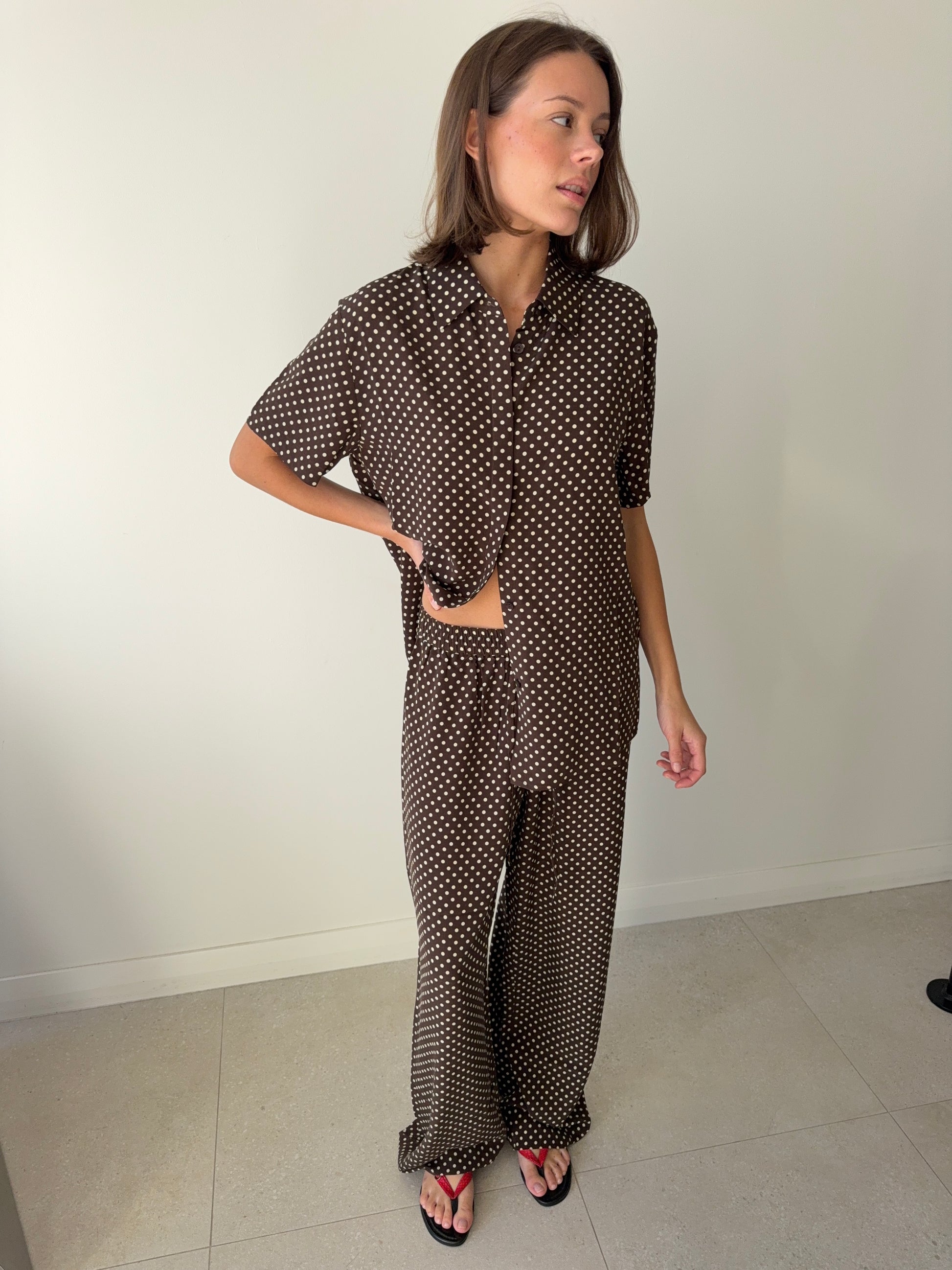 SHORT SLEEVE SHIRT POLKA DOT