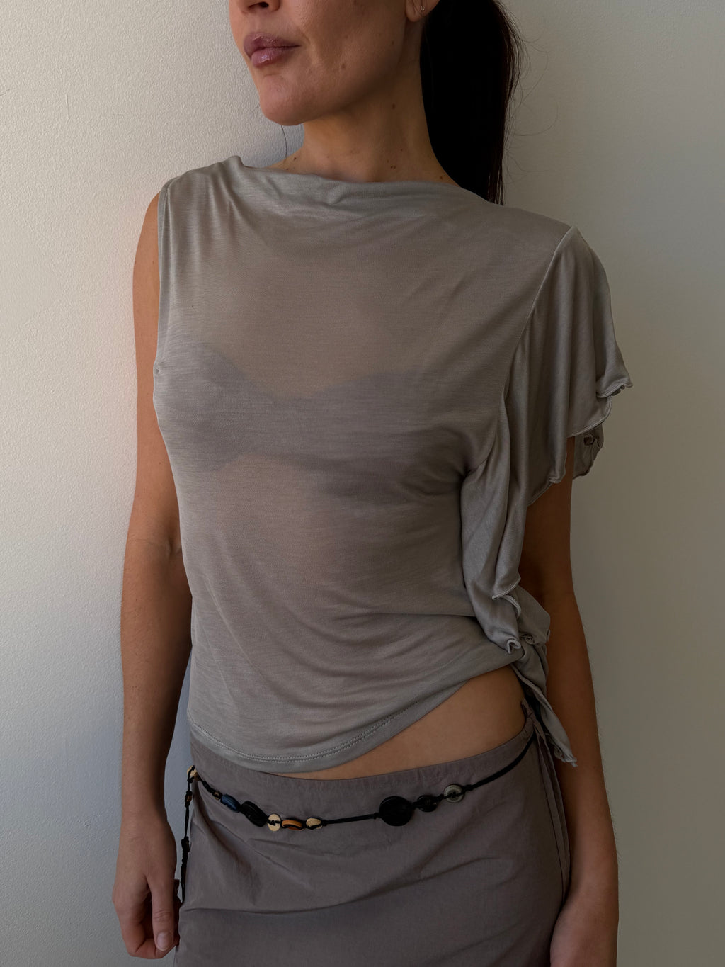 ZEHRA TOP GREY