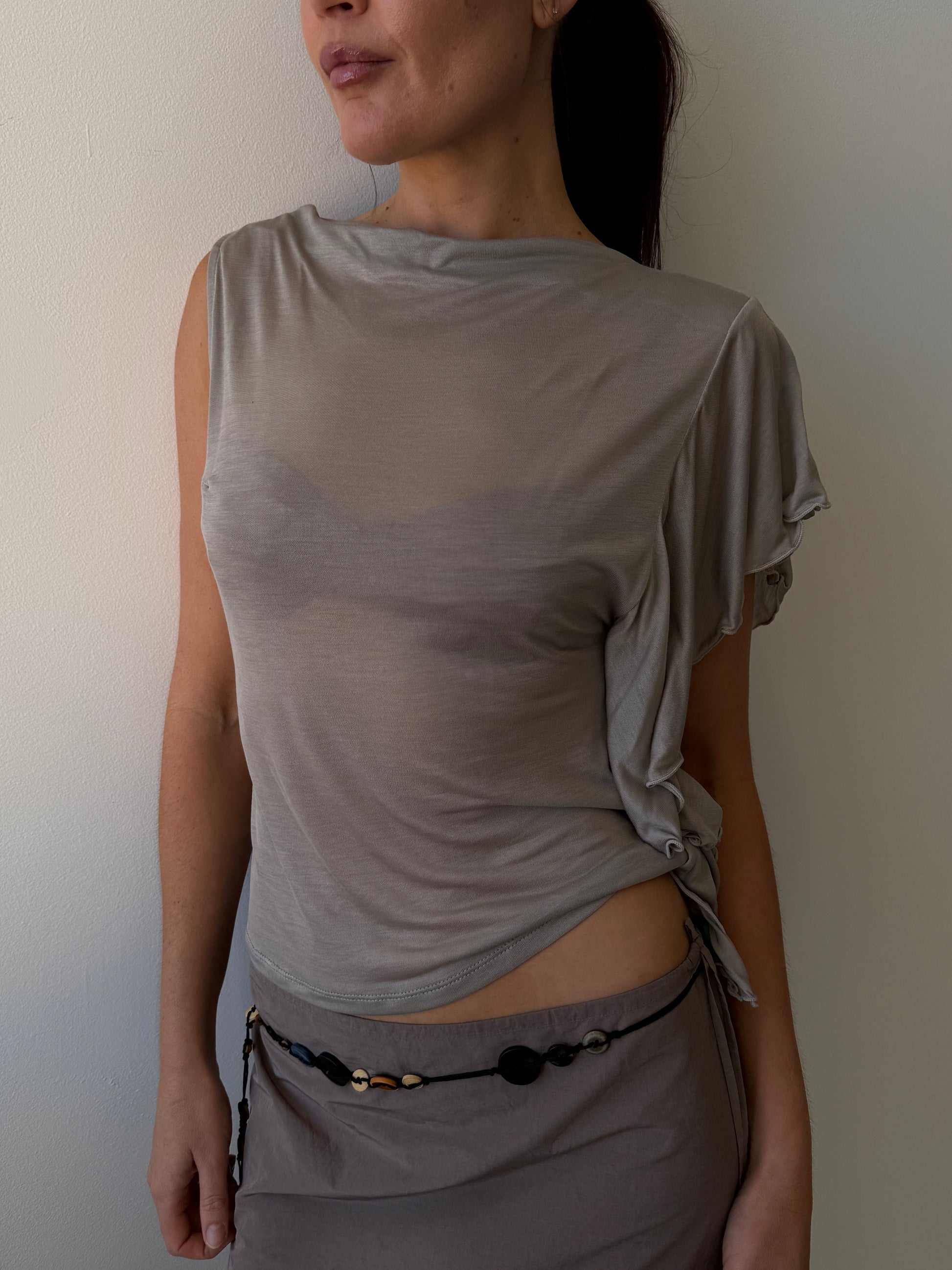ZEHRA TOP GREY
