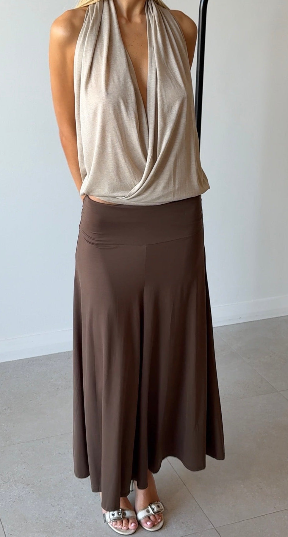 RUMI SKIRT BROWN