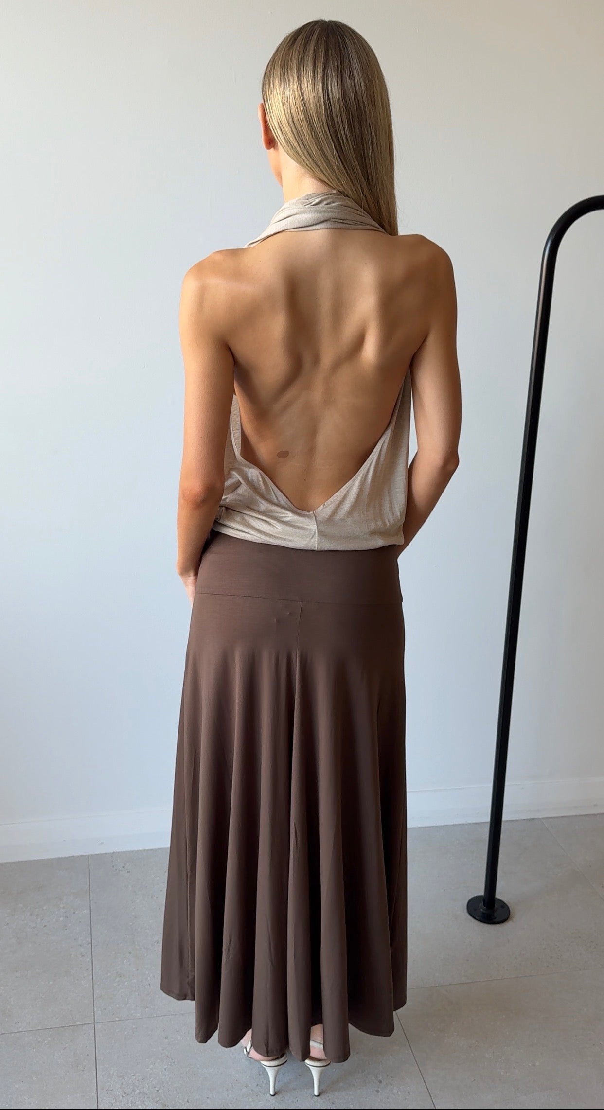 RUMI SKIRT BROWN