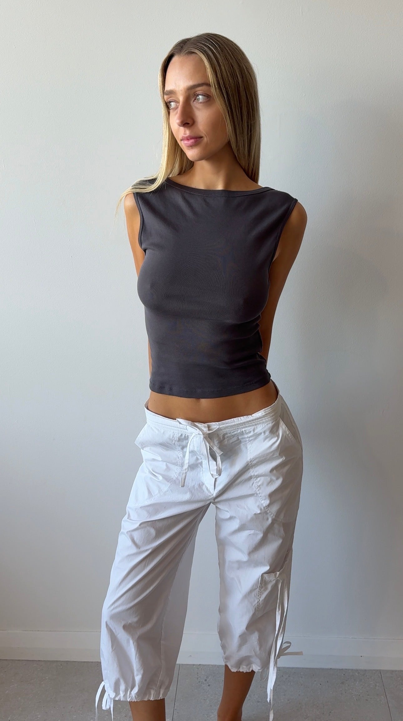 ORGANIC COTTON BALLERINA TOP SOOT