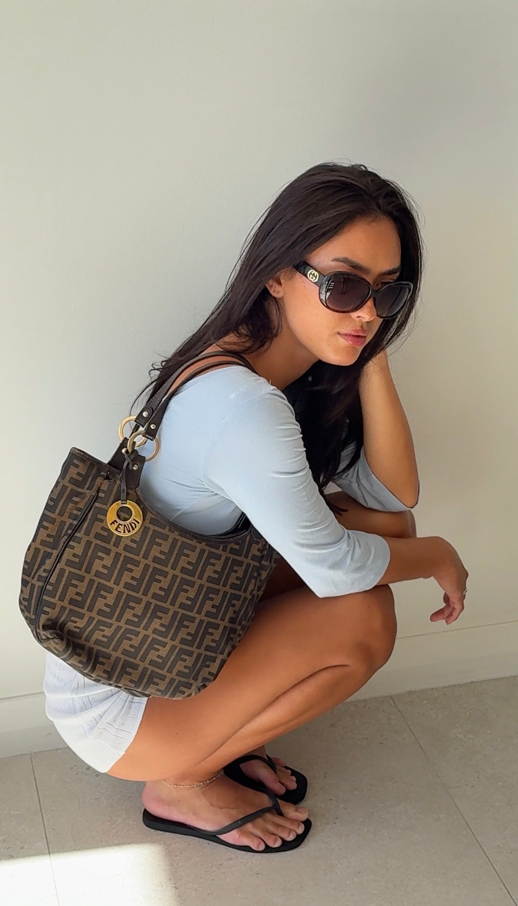 GUCCI INTERLOCKING SUNGLASSES