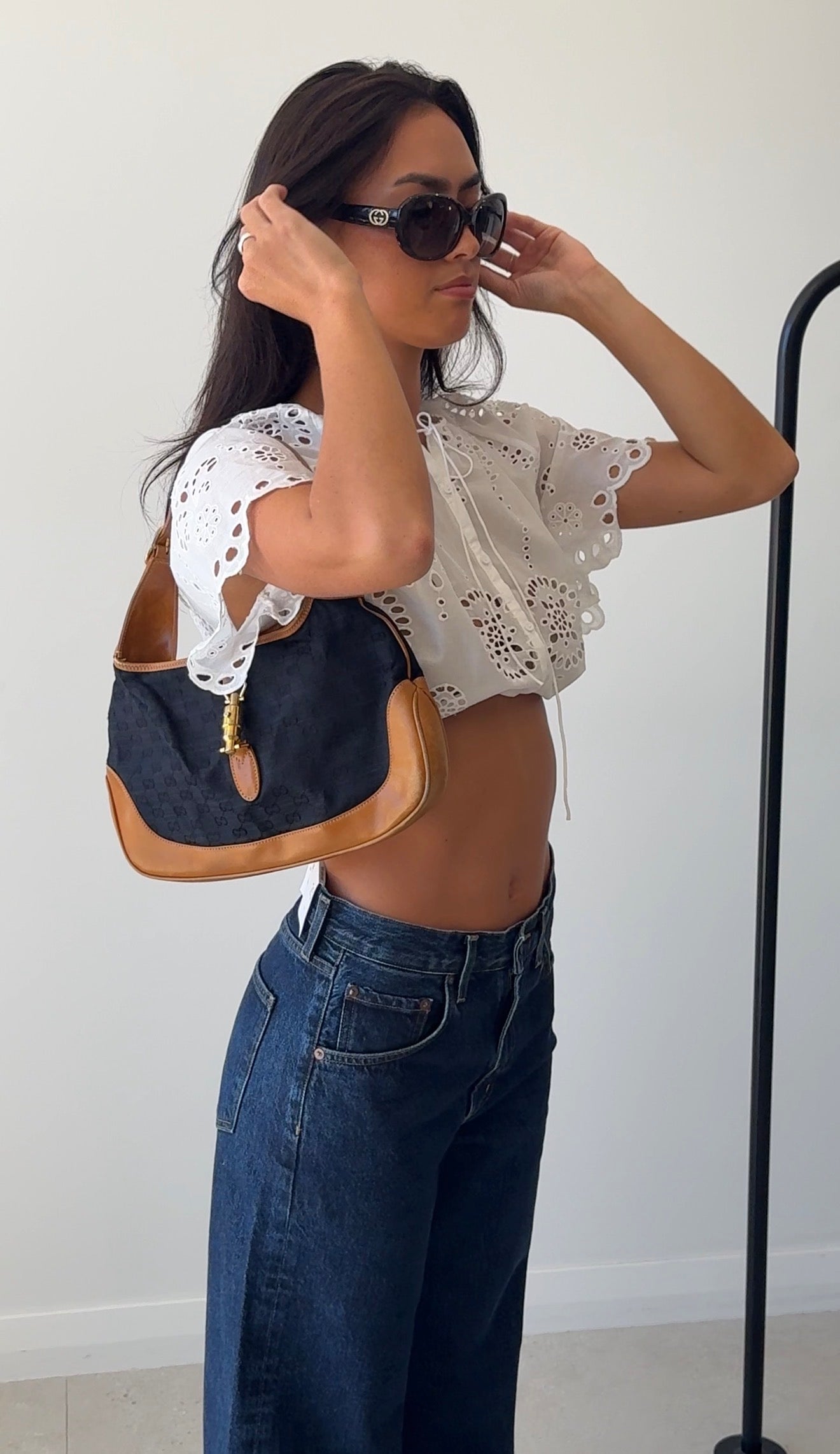 GUCCI CANVAS JACKIE BLACK