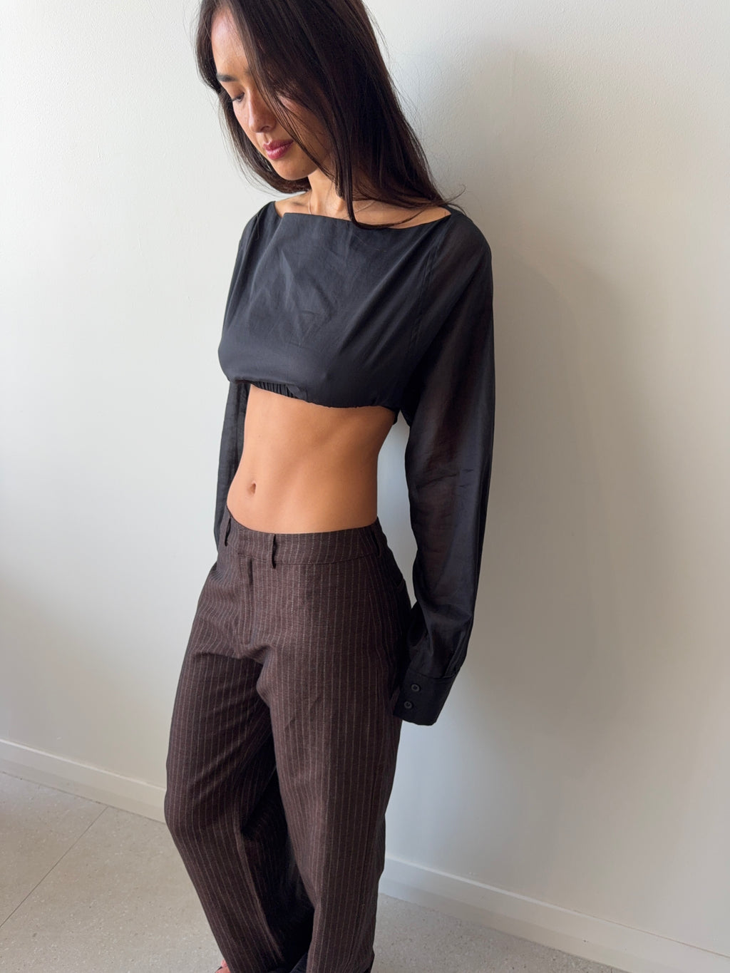 TIEA TOP BLACK