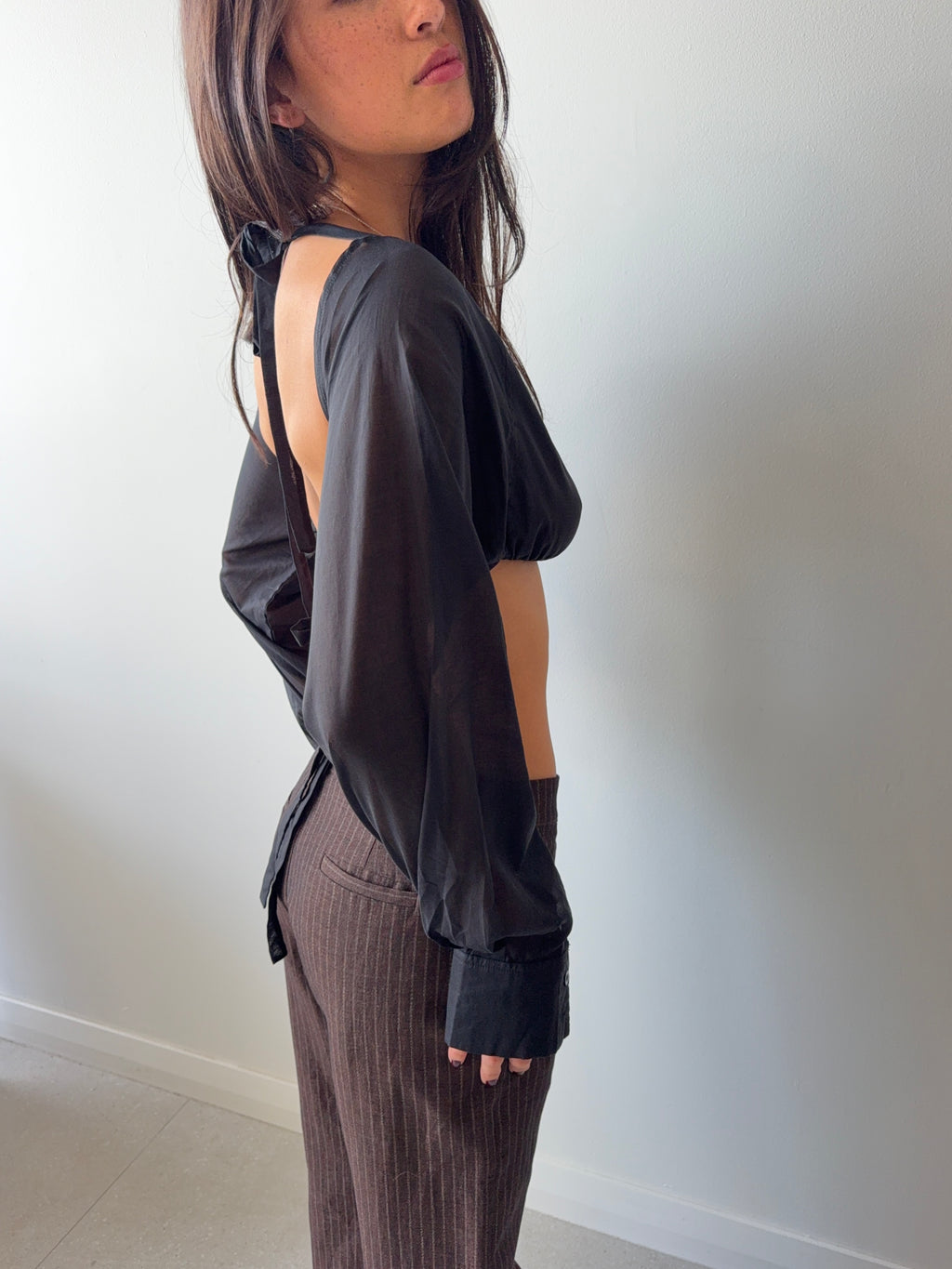 TIEA TOP BLACK