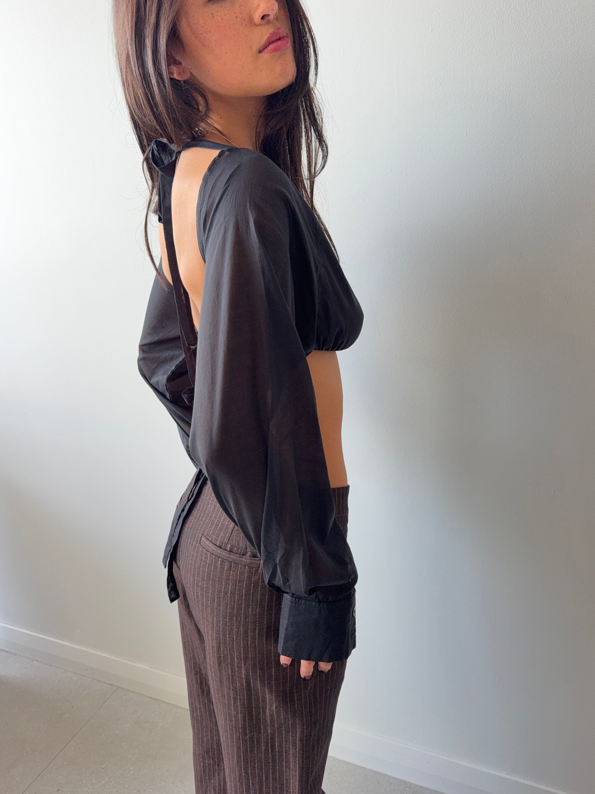 TIEA TOP BLACK