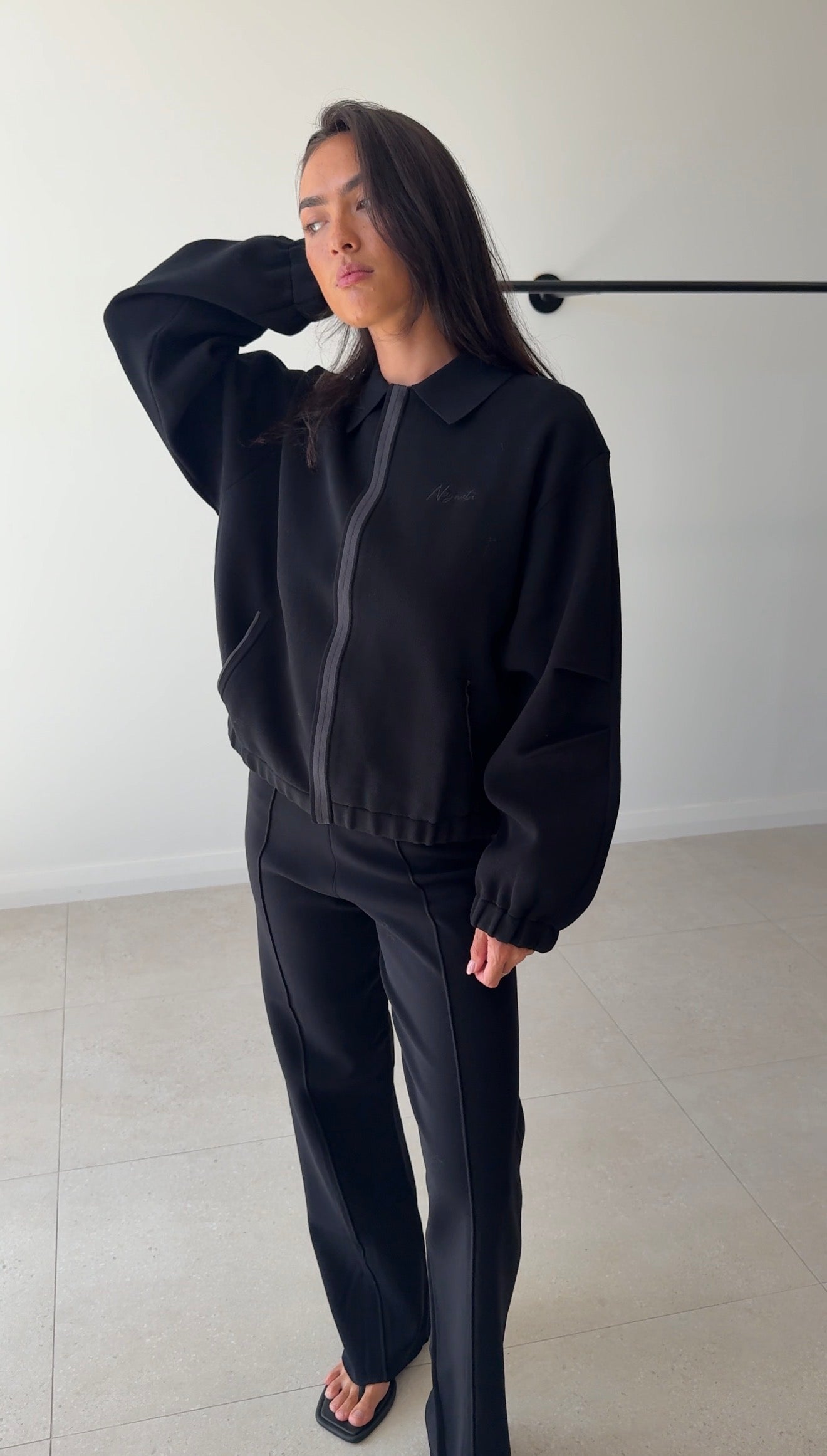LOW RISE JONI PANT BLACK