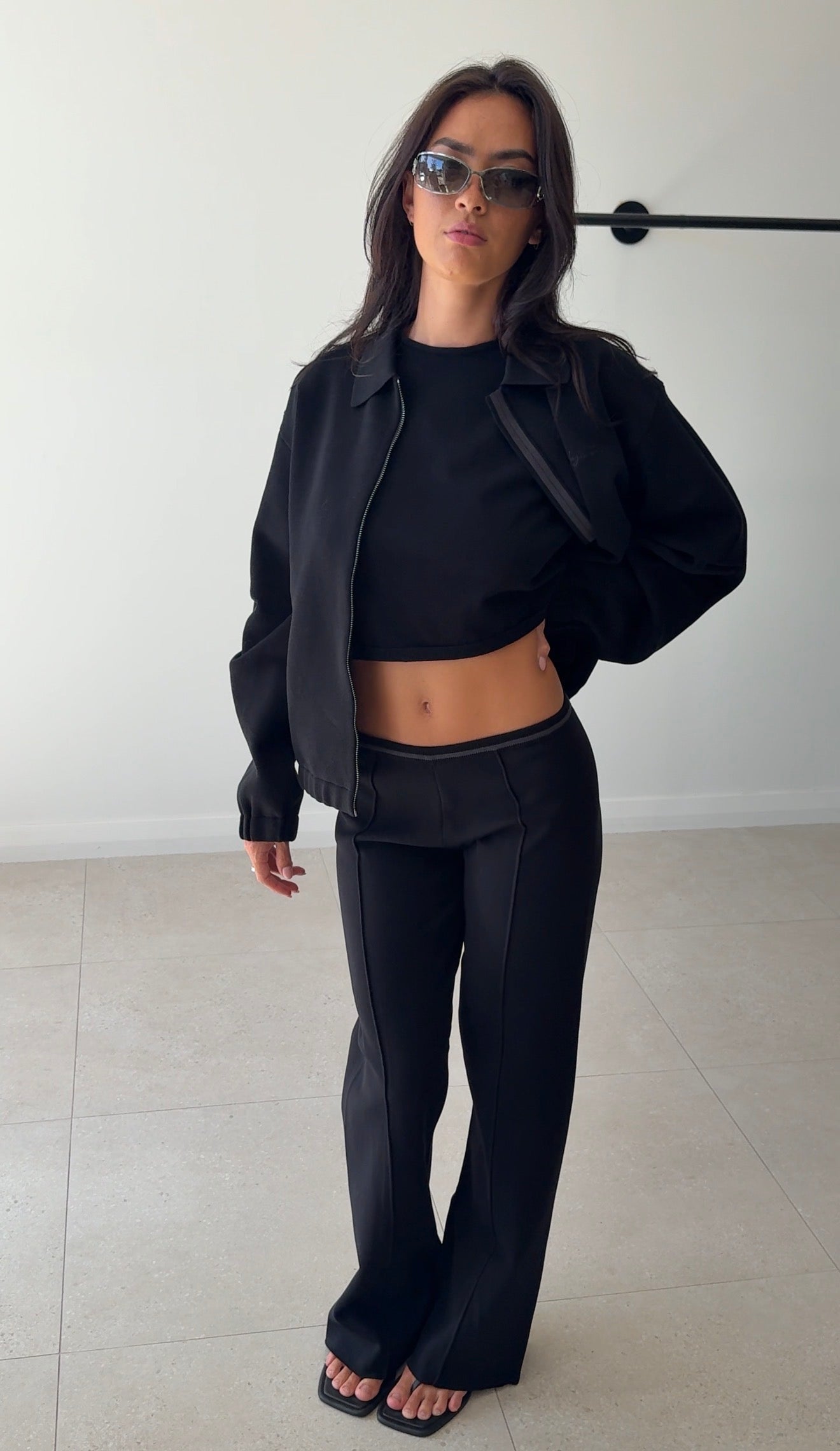 LOW RISE JONI PANT BLACK