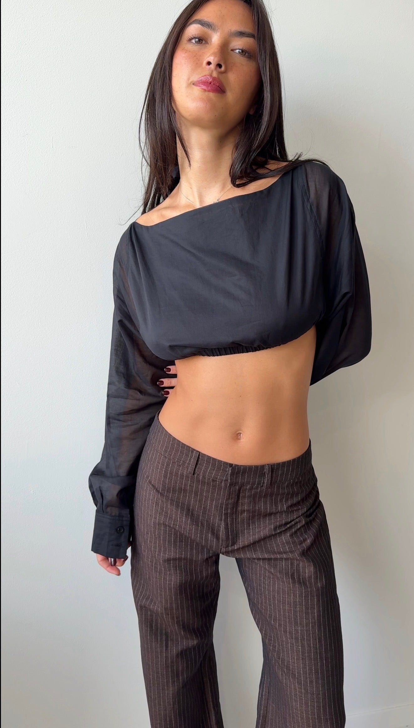 TIEA TOP BLACK