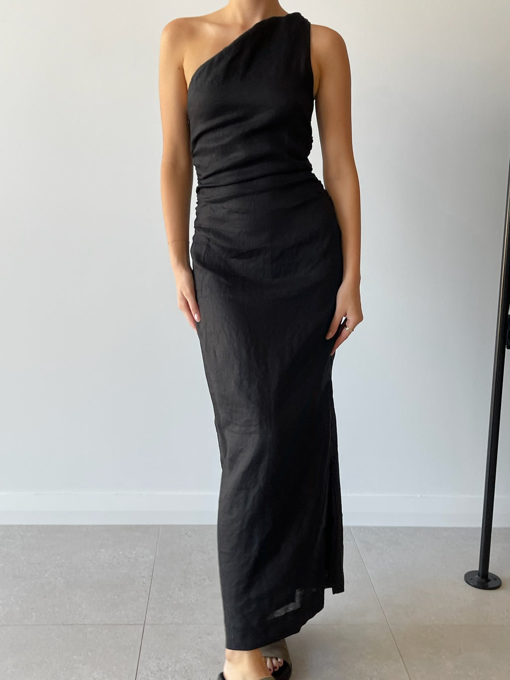 JOMANA MIDI DRESS BLACK