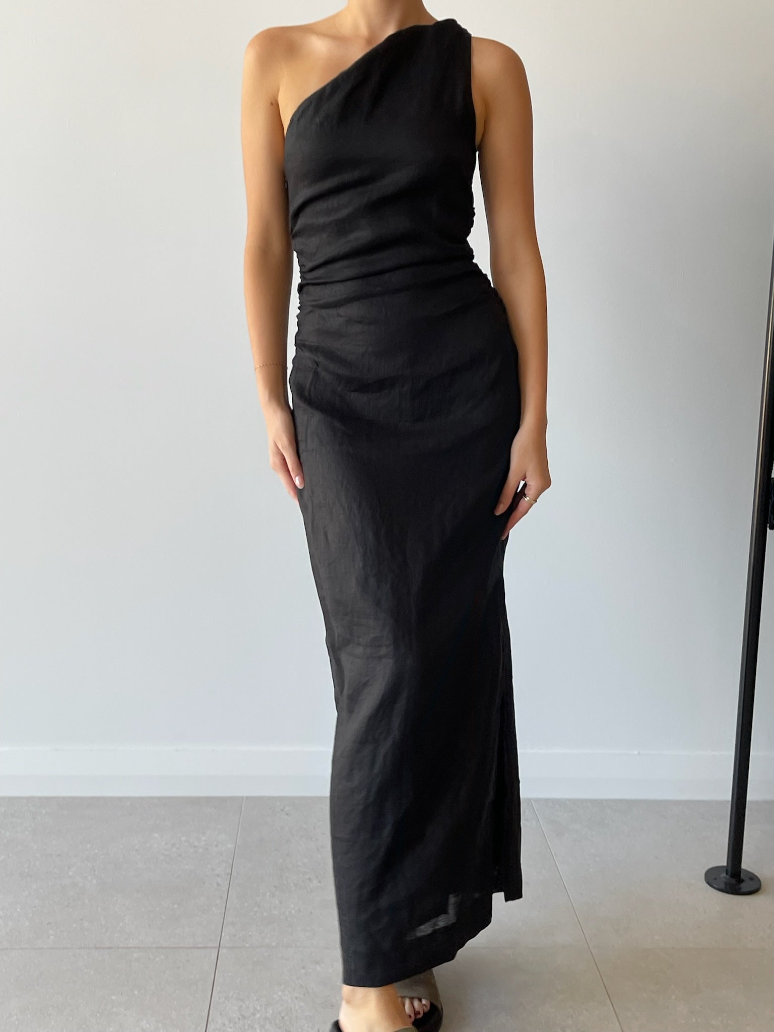 JOMANA MIDI DRESS BLACK
