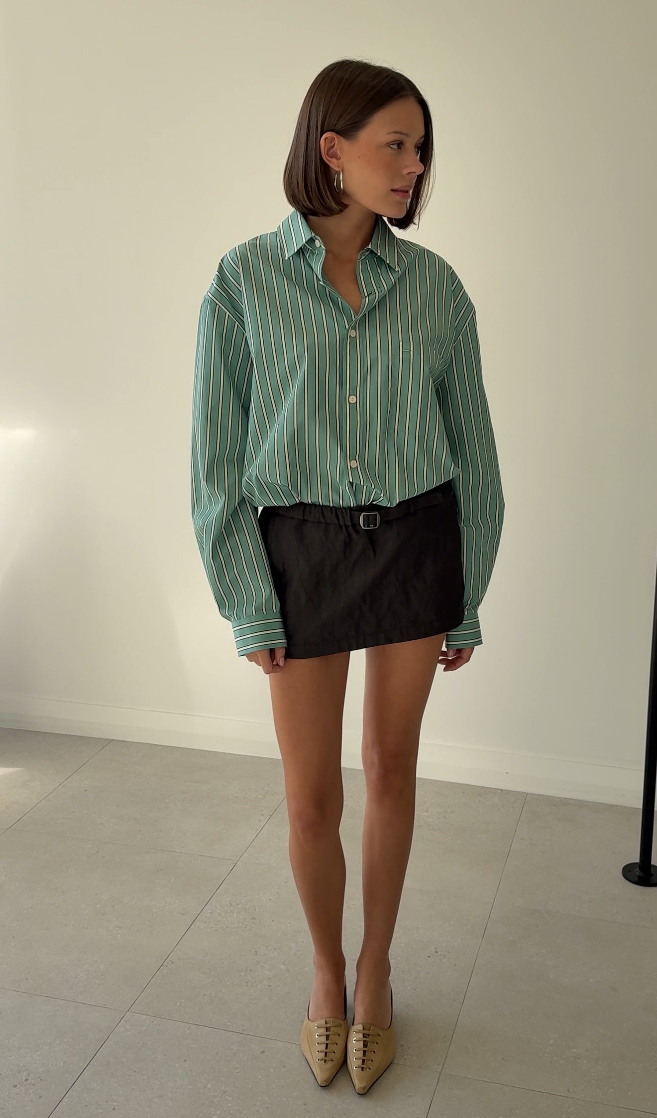 CLASSIC STRIPE SHIRT AEGEAN STRIPE