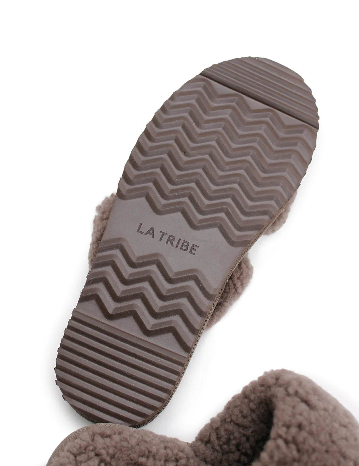 PLATFORM SLIPPER TRUFFLE
