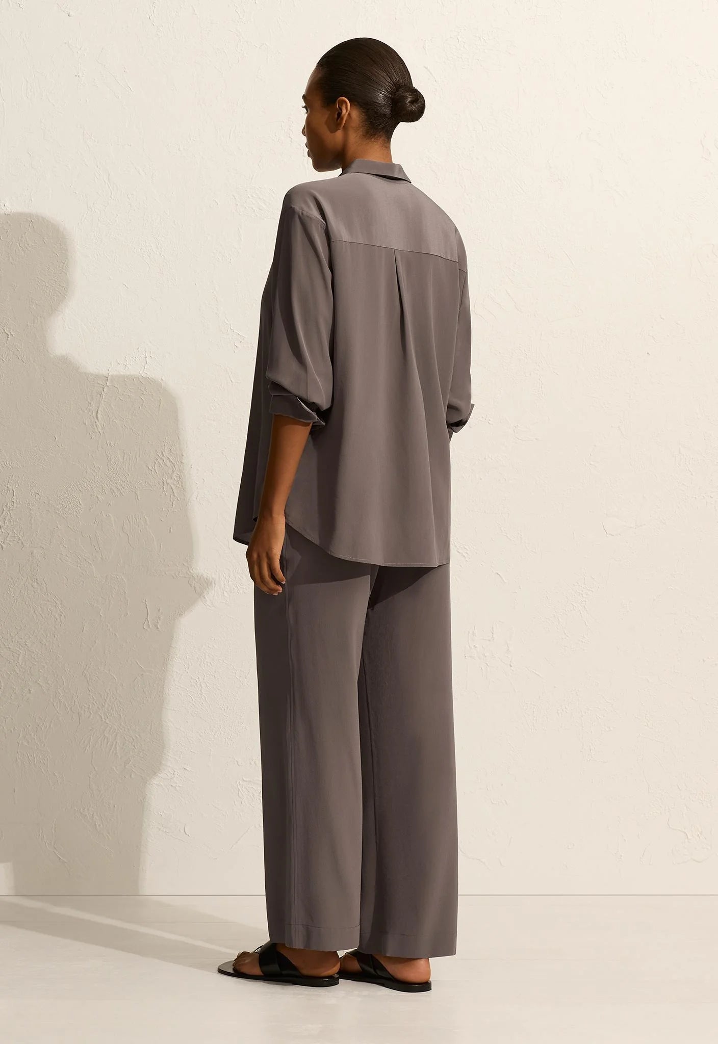 DRAWSTRING TROUSER SLATE