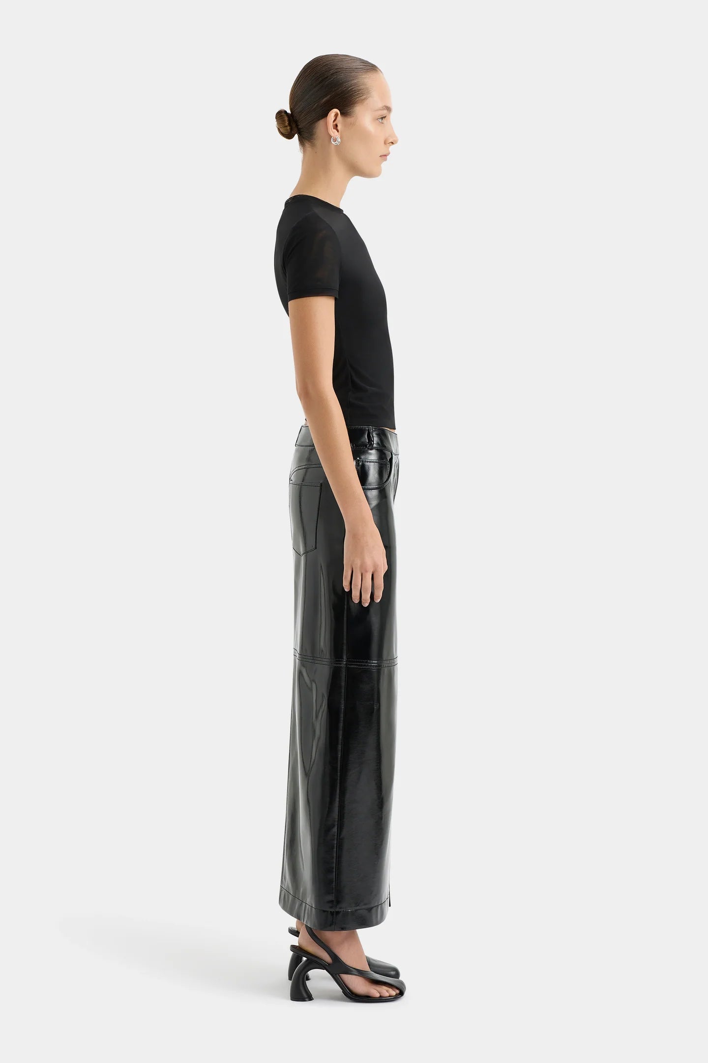 MIDNIGHT MIDI SKIRT BLACK