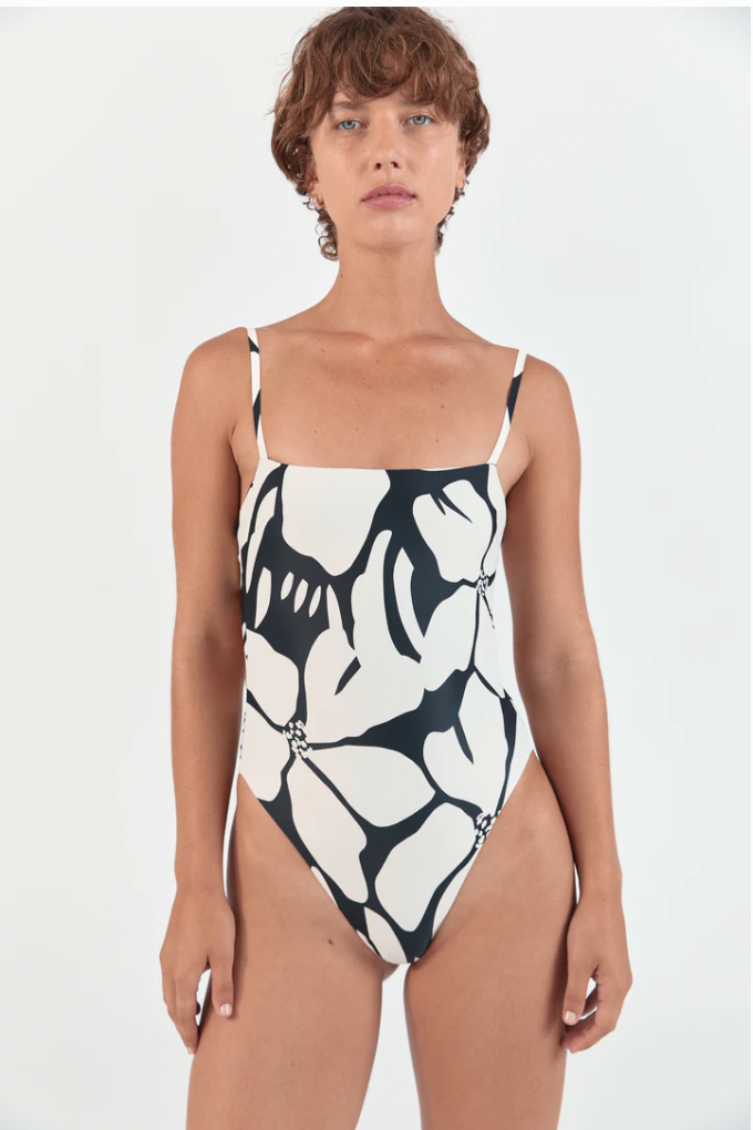 CLASSIC SQUARE NECK ONE PIECE MAGNOLIA