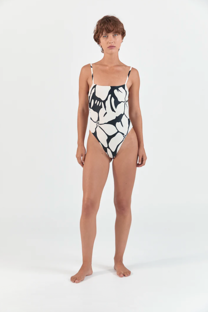 CLASSIC SQUARE NECK ONE PIECE MAGNOLIA